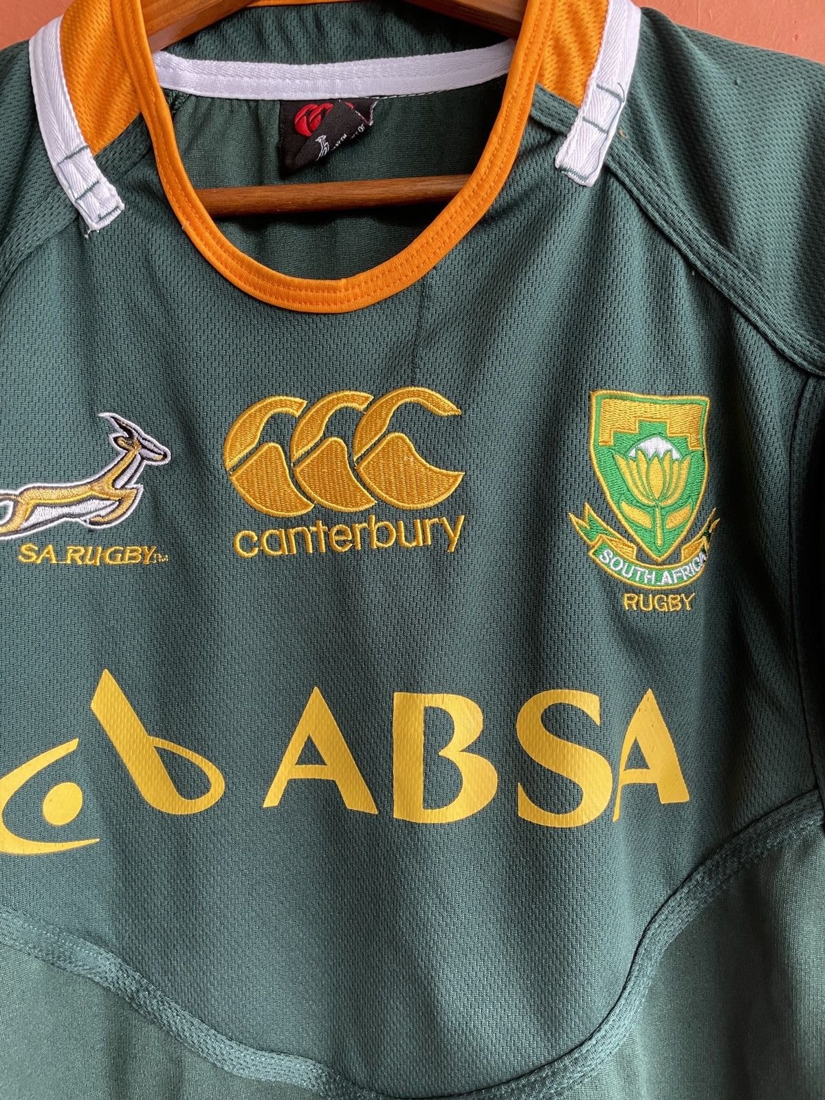 Canterbury of New Zealand Vintage South Africa Canterbury 2011/12 Home Jersey Rugby Size US XL / EU 56 / 4 - 4 Thumbnail