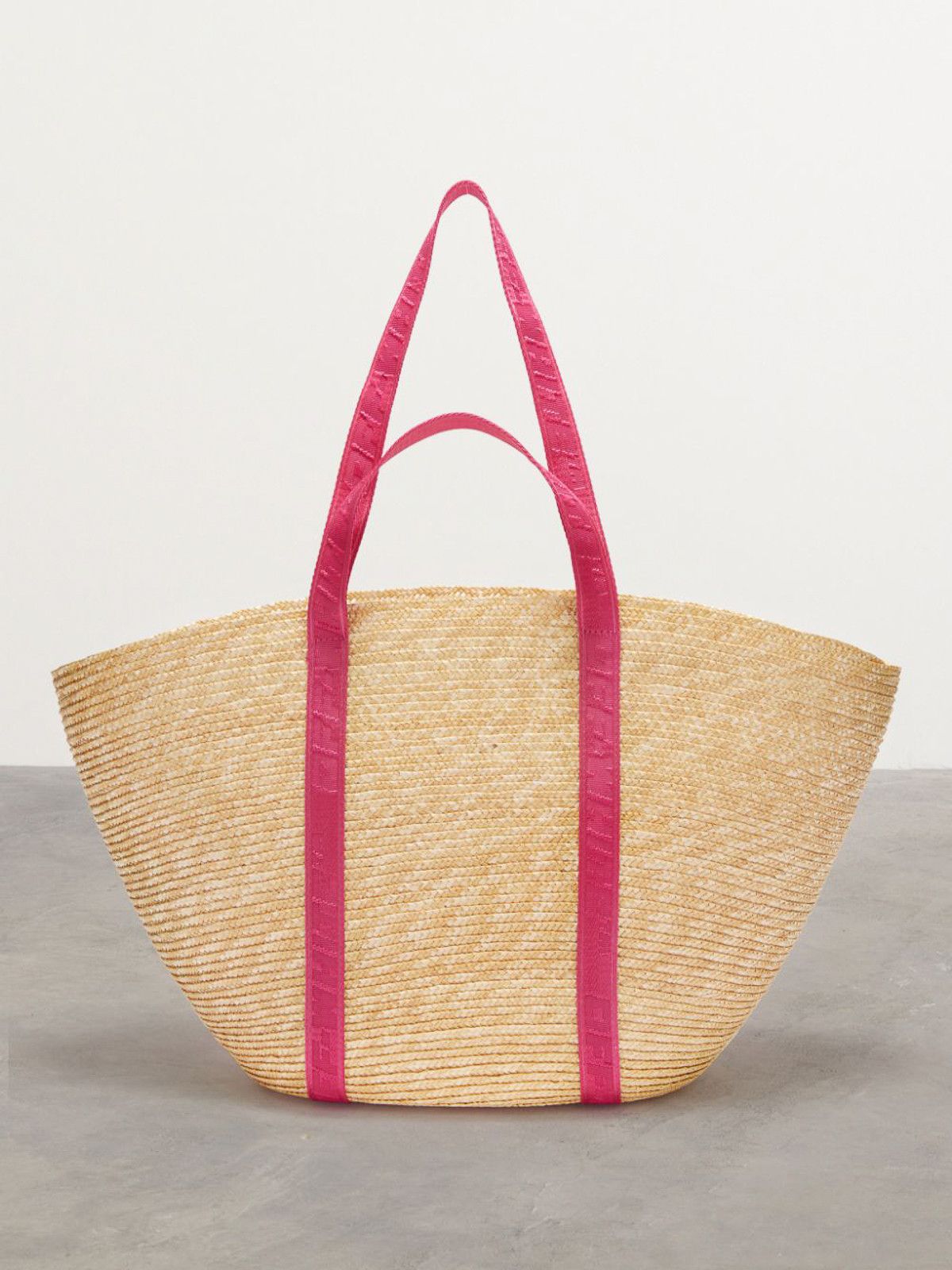 Off-White o1gr1nt0125 Size: OS /Commercial Tote 45 Paglia Bag in Beige Size ONE SIZE - 6 Thumbnail
