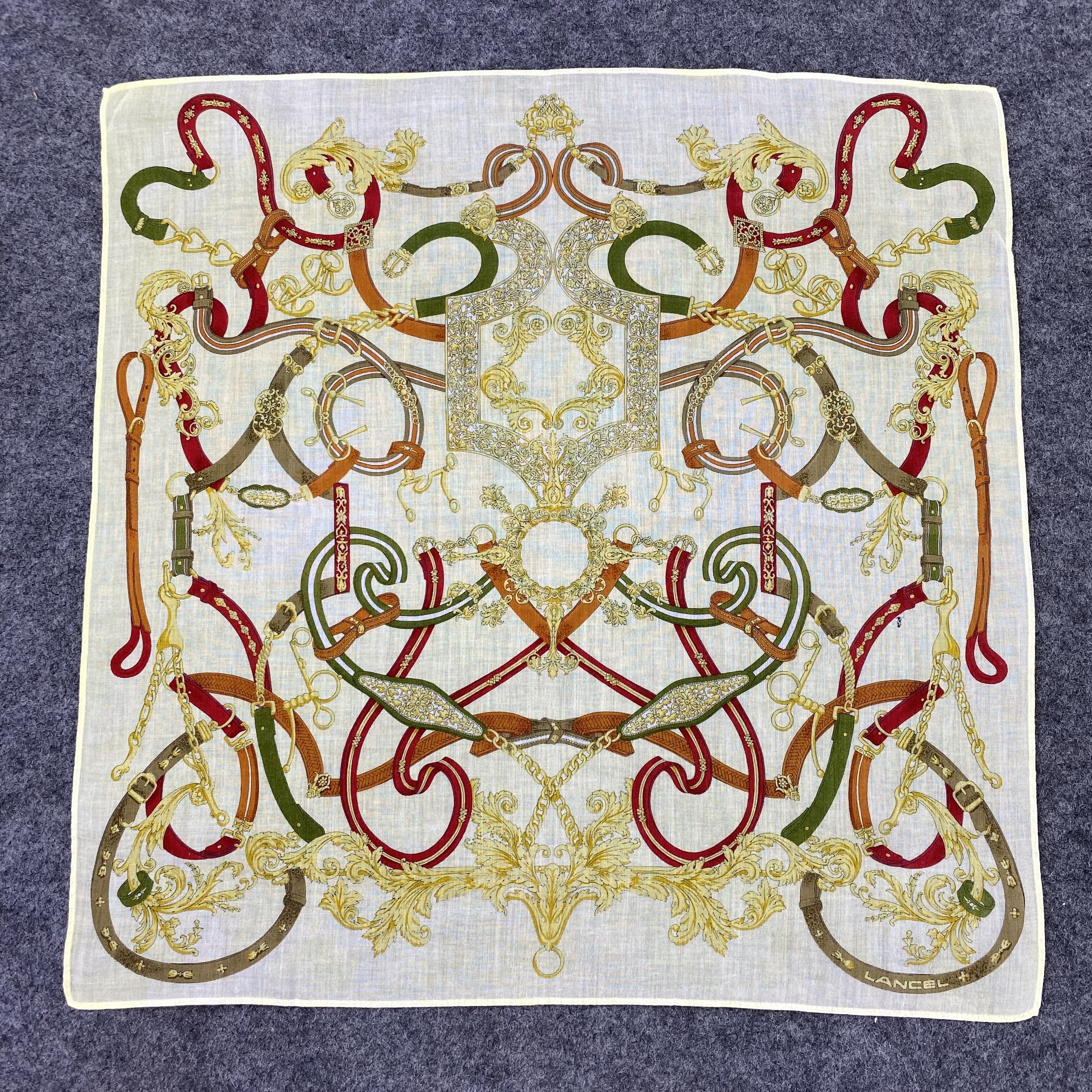 Lancel Lancel Handkerchief / Bandana / Neckerchief-B807 Size ONE SIZE - 3 Thumbnail