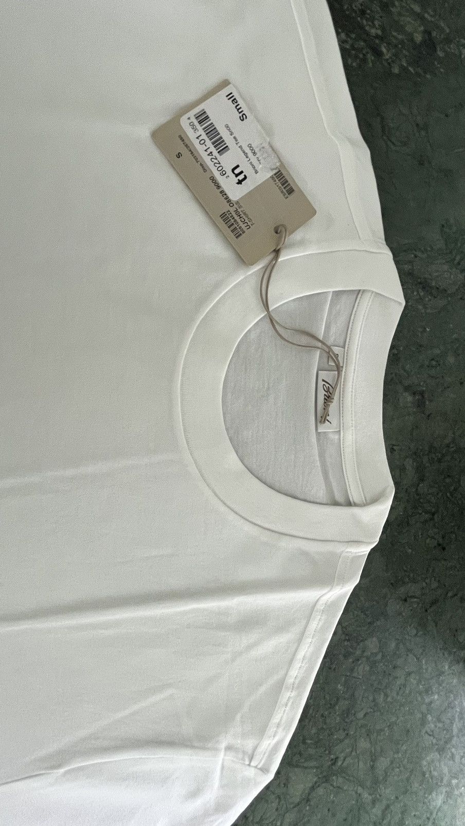 Brioni Brioni Big logo tshirt with brand patch Size US S / EU 44-46 / 1 - 4 Thumbnail
