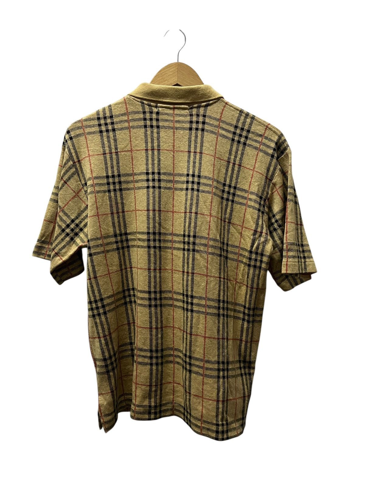 Burberry × Designer × Vintage Vintage BURBERRYS NOVA CHECK Polo Shirt Size US L / EU 52-54 / 3 - 5 Thumbnail