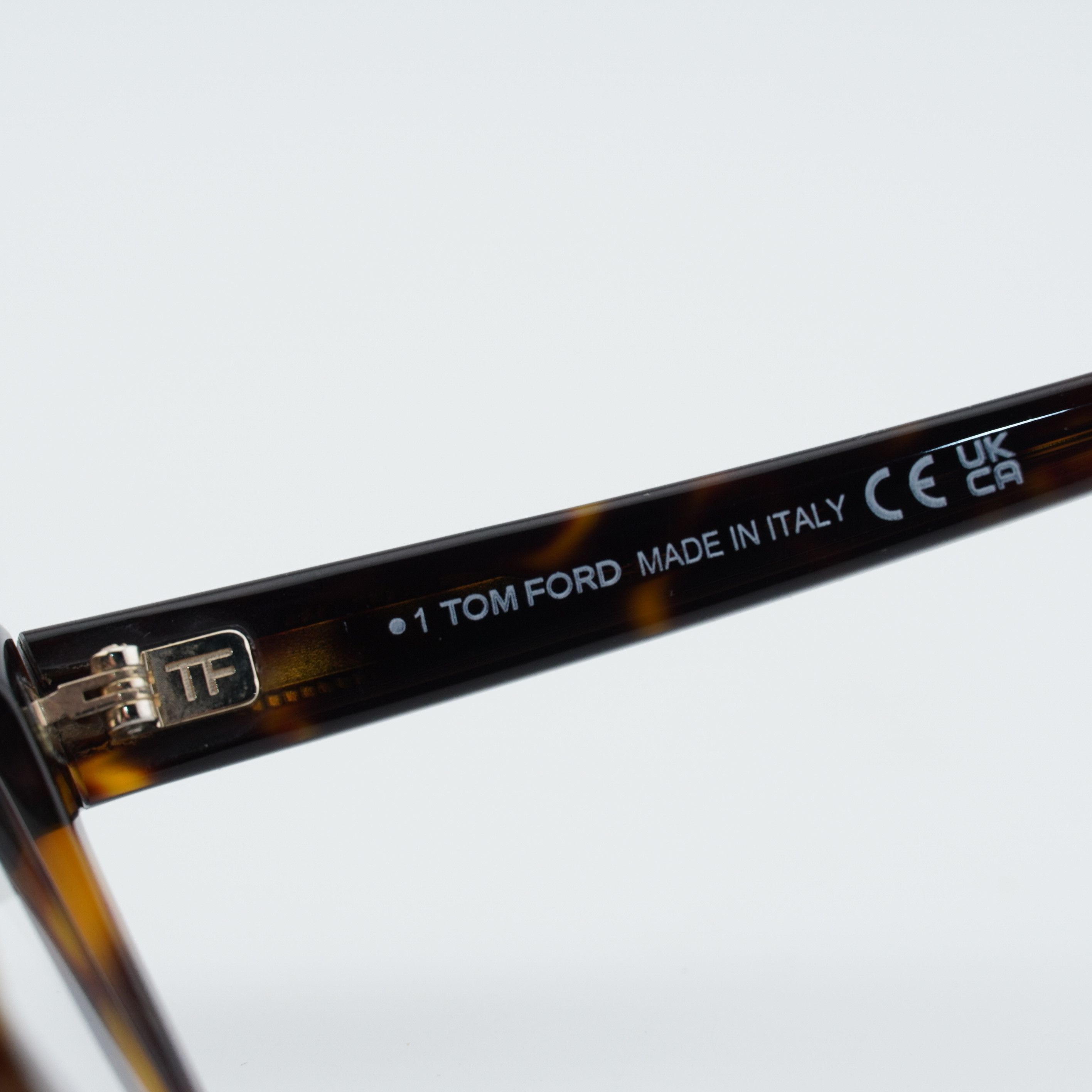 Tom Ford Tom Ford FT5889-B 052 Eyeglasses Havana 53mm Square Frame Size ONE SIZE - 3 Thumbnail