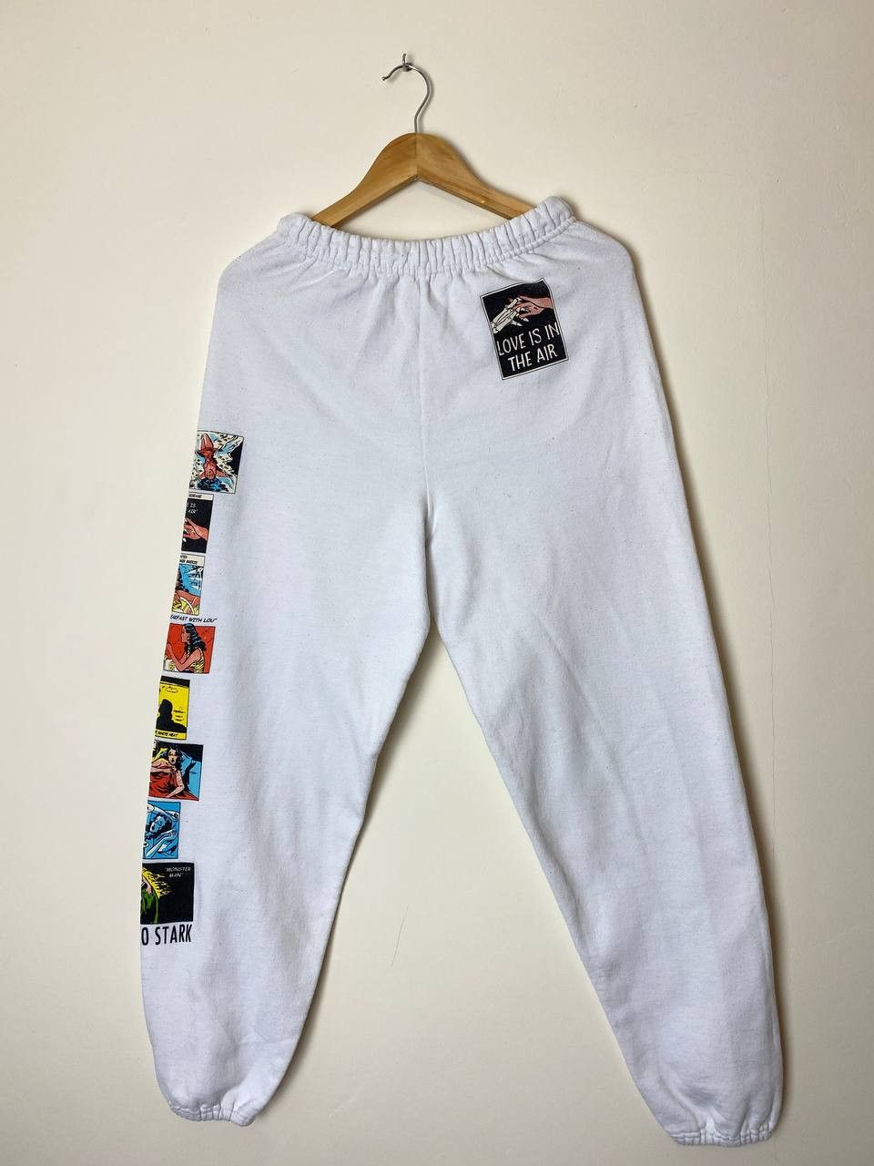 image of Chrome Hearts X Jesse Jo Stark Art Basel Exclusive Sweatpant in White, Men's (Size 28)