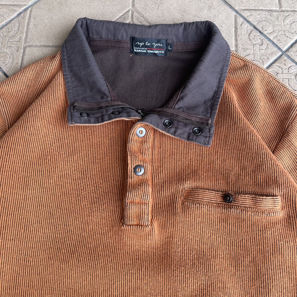 Kansai Yamamoto Kansai Yamamoto Sweatshirt Halfzipper Button Size US M / EU 48-50 / 2 - 2 Thumbnail