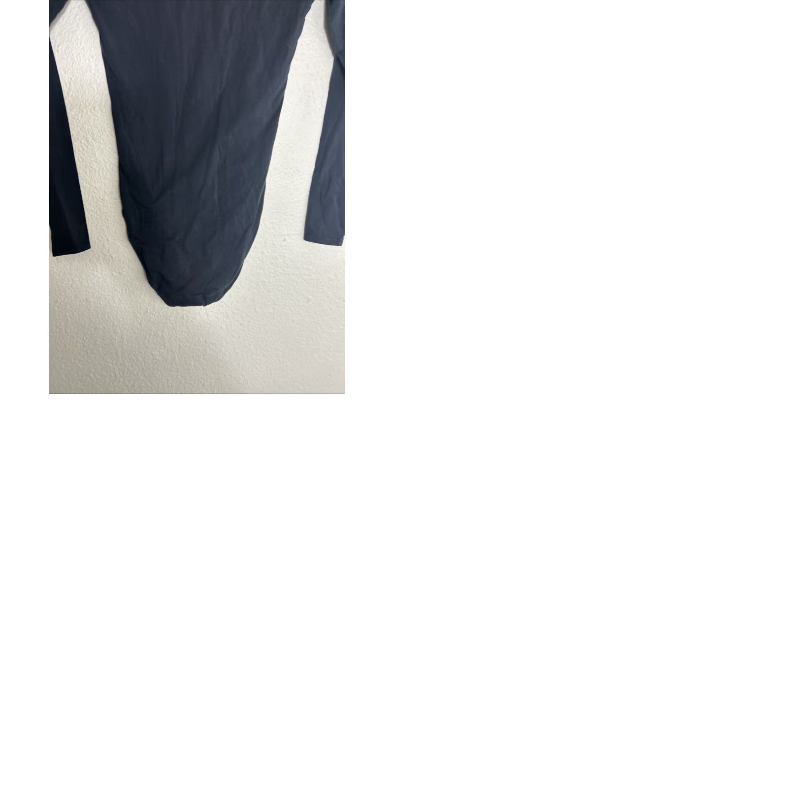 Everlane Everlane Bodysuit Shirt Woman XXS Black Henley Long Sleeve 1/2 Button Supima Cotton Size XXS / US 00 / IT 34 - 9 Thumbnail