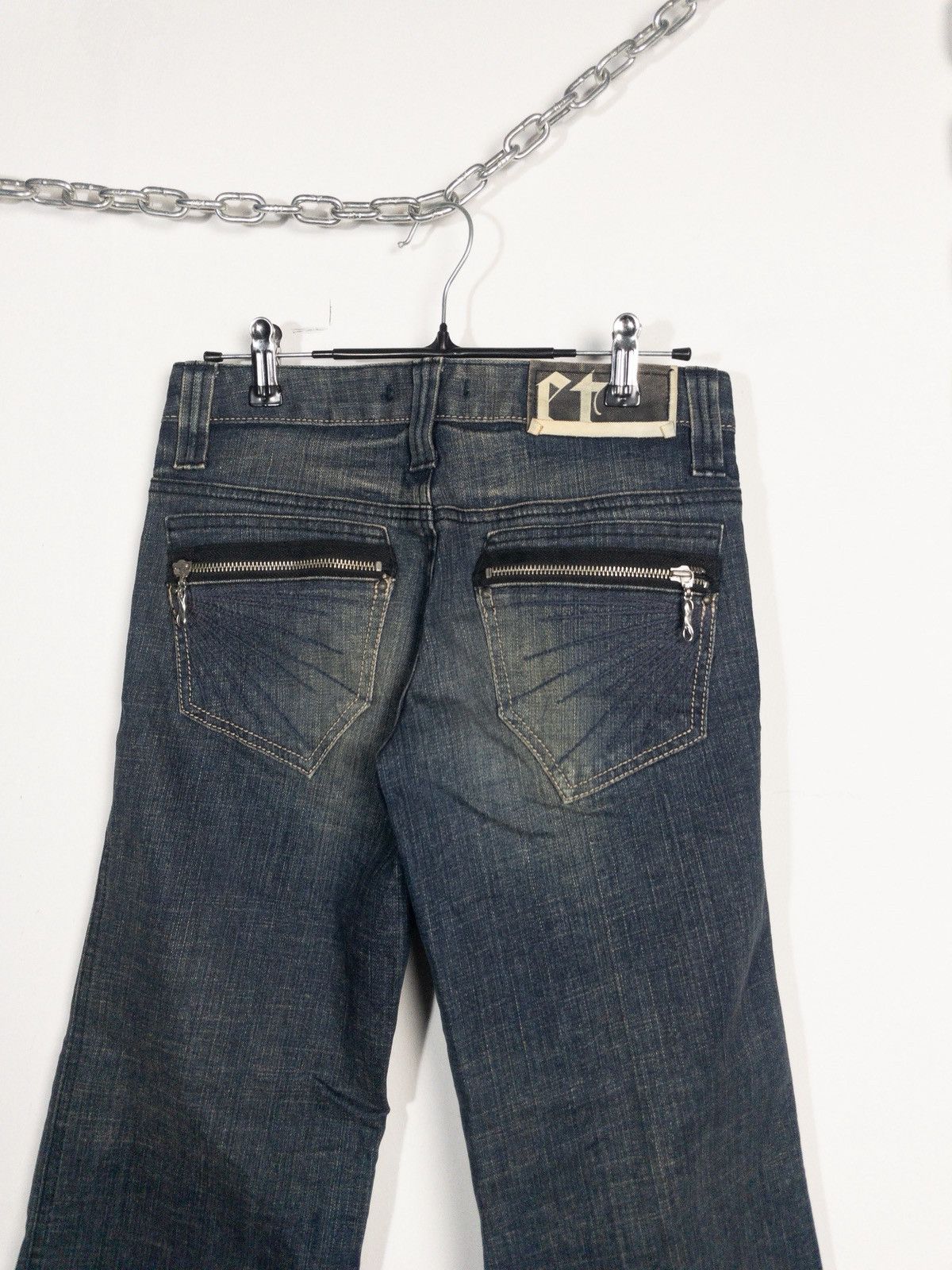 Tornado Mart ET Flare Jeans Washed Faded Flare like Tornado Mart Size US 29 - 3 Thumbnail
