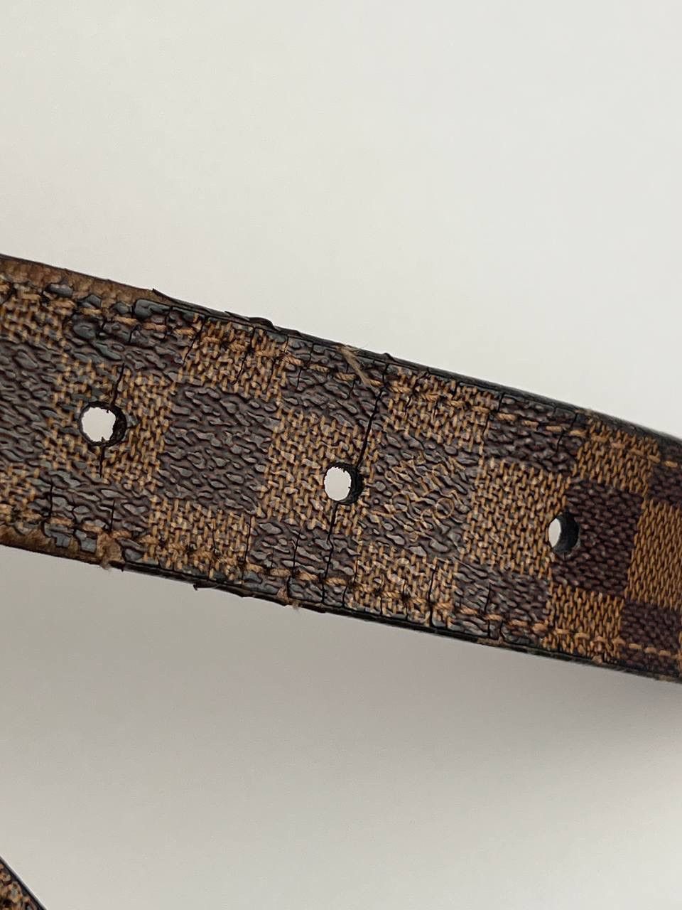Louis Vuitton Louis Vuitton Damier Ebene Mini 25 MM Belt Size ONE SIZE - 8 Thumbnail