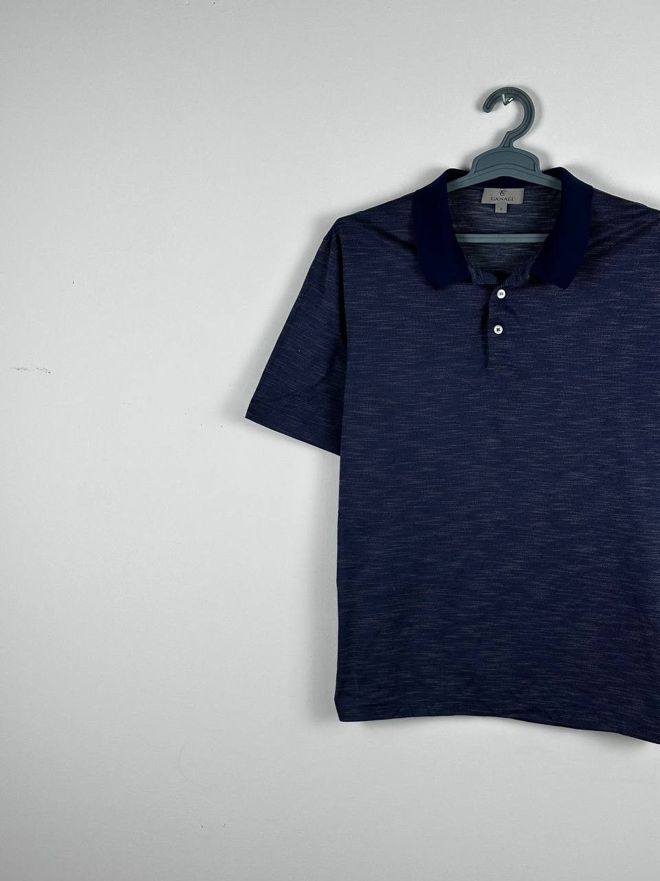 Canali Canali Polo Size 56 Made In Italy Luxury Size US XL / EU 56 / 4 - 3 Thumbnail