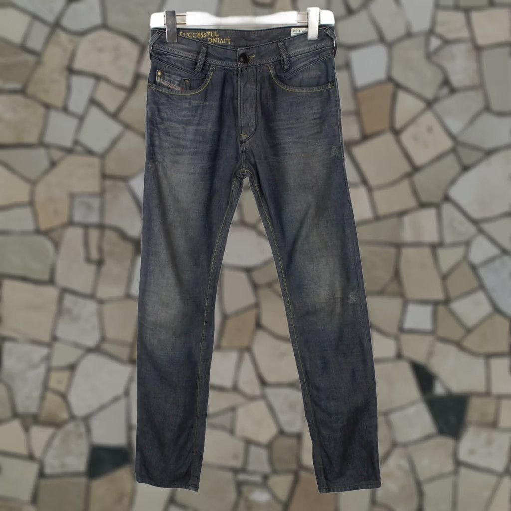 Diesel Jeans Men's Dna Iakop Regular Slim-Tapered 0807q Faded W27/L32, Men's