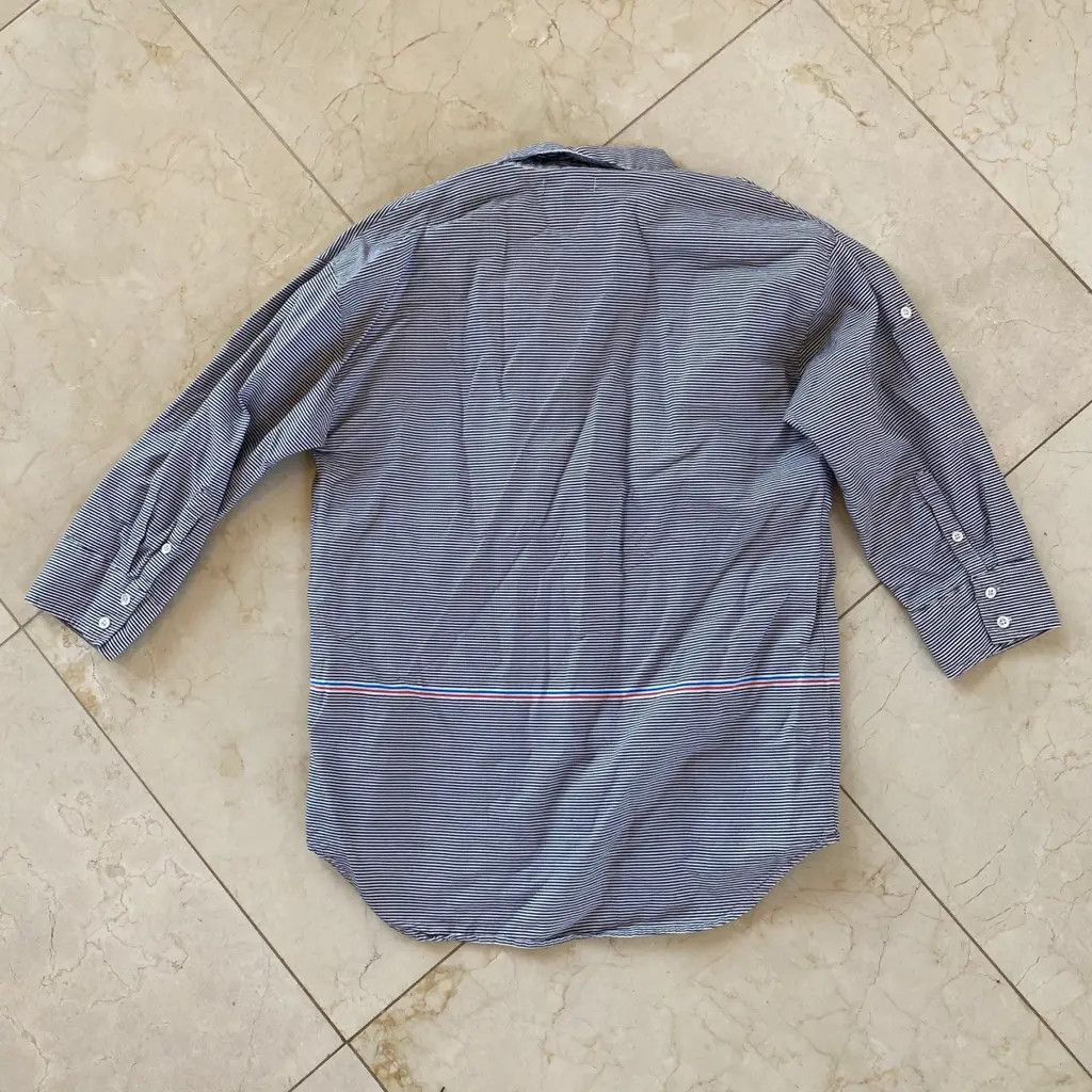 J.Crew J.Crew Striped Cotton Popover Shirt Size XS / US 0-2 / IT 36-38 - 1 Thumbnail