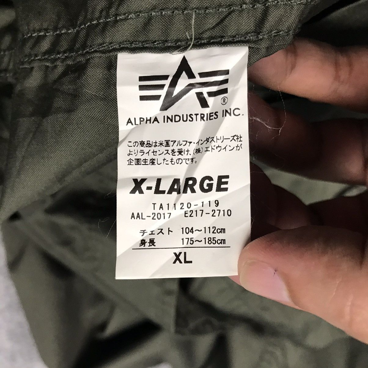 Alpha Industries ALPHA INDUSTRIES OG107 STYLE BUTTON JACKET Size US L / EU 52-54 / 3 - 11 Thumbnail