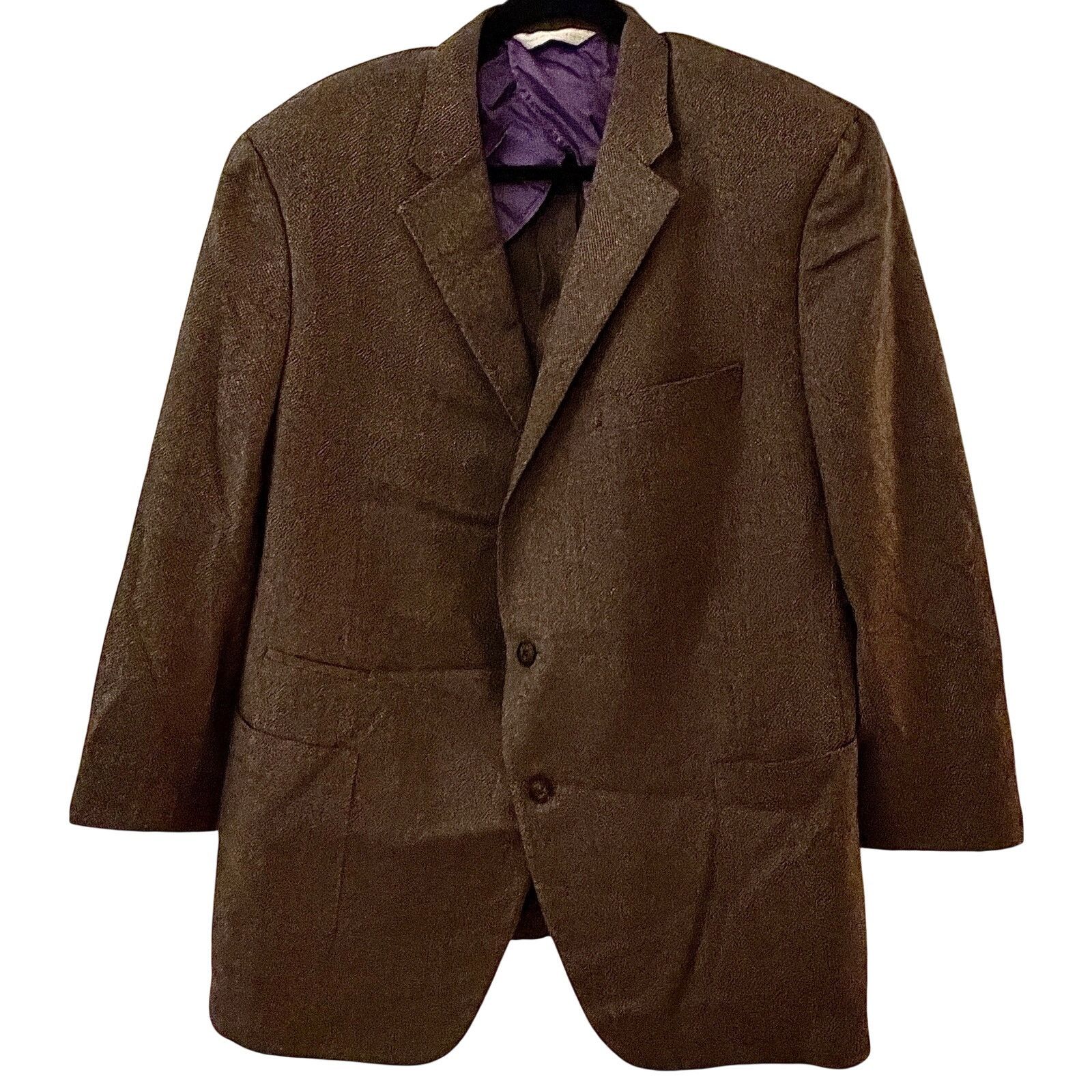 Other Carroll & Co Brown Pure Cashmere Blazer Size 48R - 1 Thumbnail