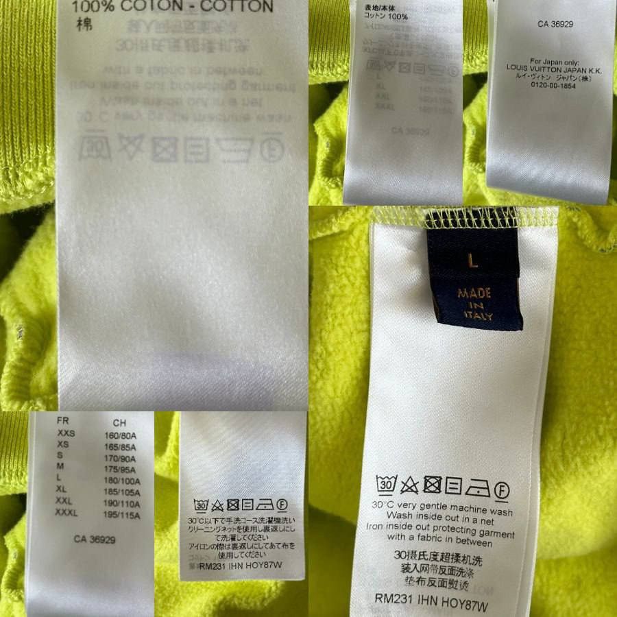 Louis Vuitton LOUIS VUITTON YELLOW & BLUE MONOGRAM SWEATER Size US L / EU 52-54 / 3 - 4 Thumbnail