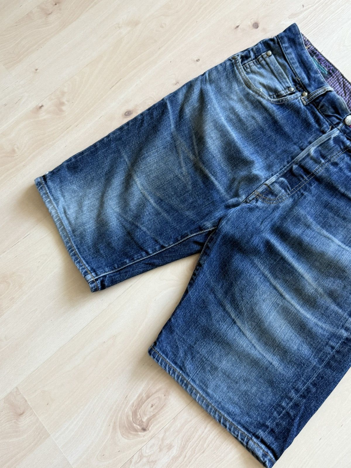 Mishka Mishka NY Bermuda vintage denim skate jeans shorts Size US 32 / EU 48 - 3 Thumbnail