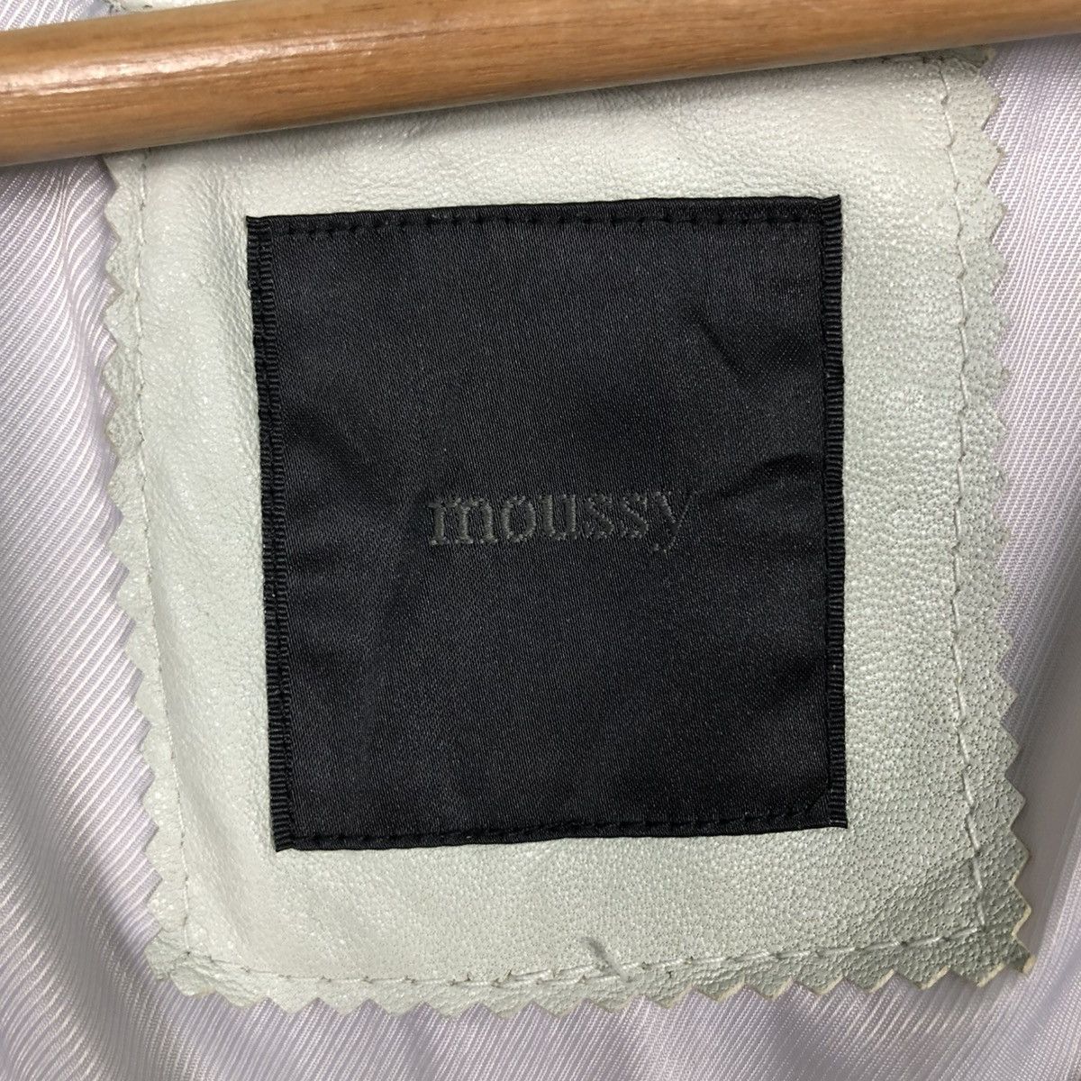 Japanese Brand 🔥CROPPED BIKER SOFT LEATHER JACKET MOUSSY ISSEY MIYAKE Size US S / EU 44-46 / 1 - 18 Thumbnail