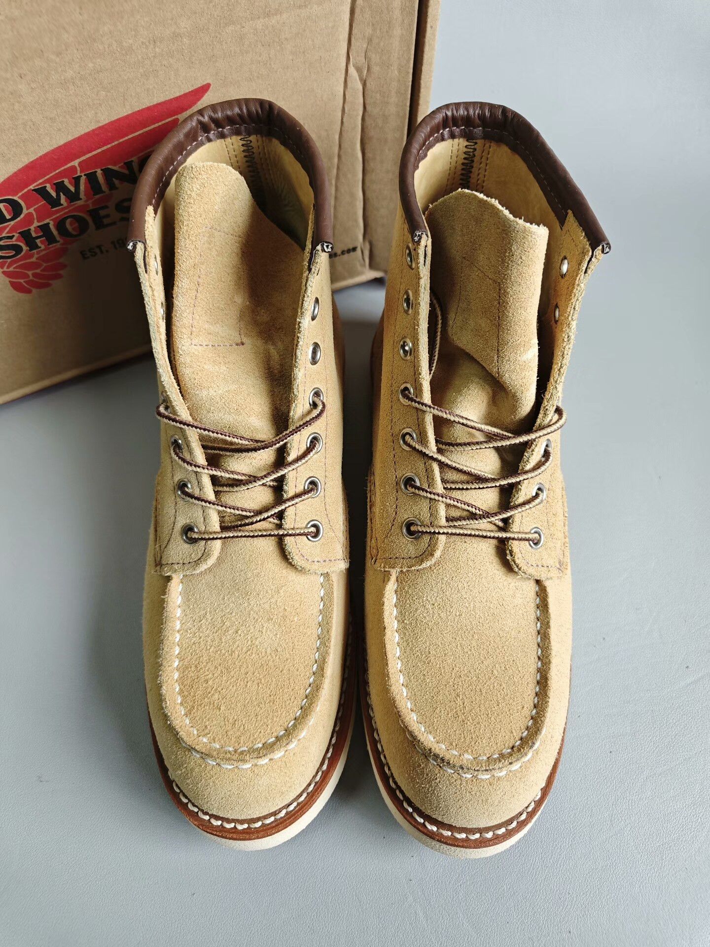 Red Wing Red Wing 8833 Suede Work Boots Size US 8.5 / EU 41-42 - 1 Thumbnail