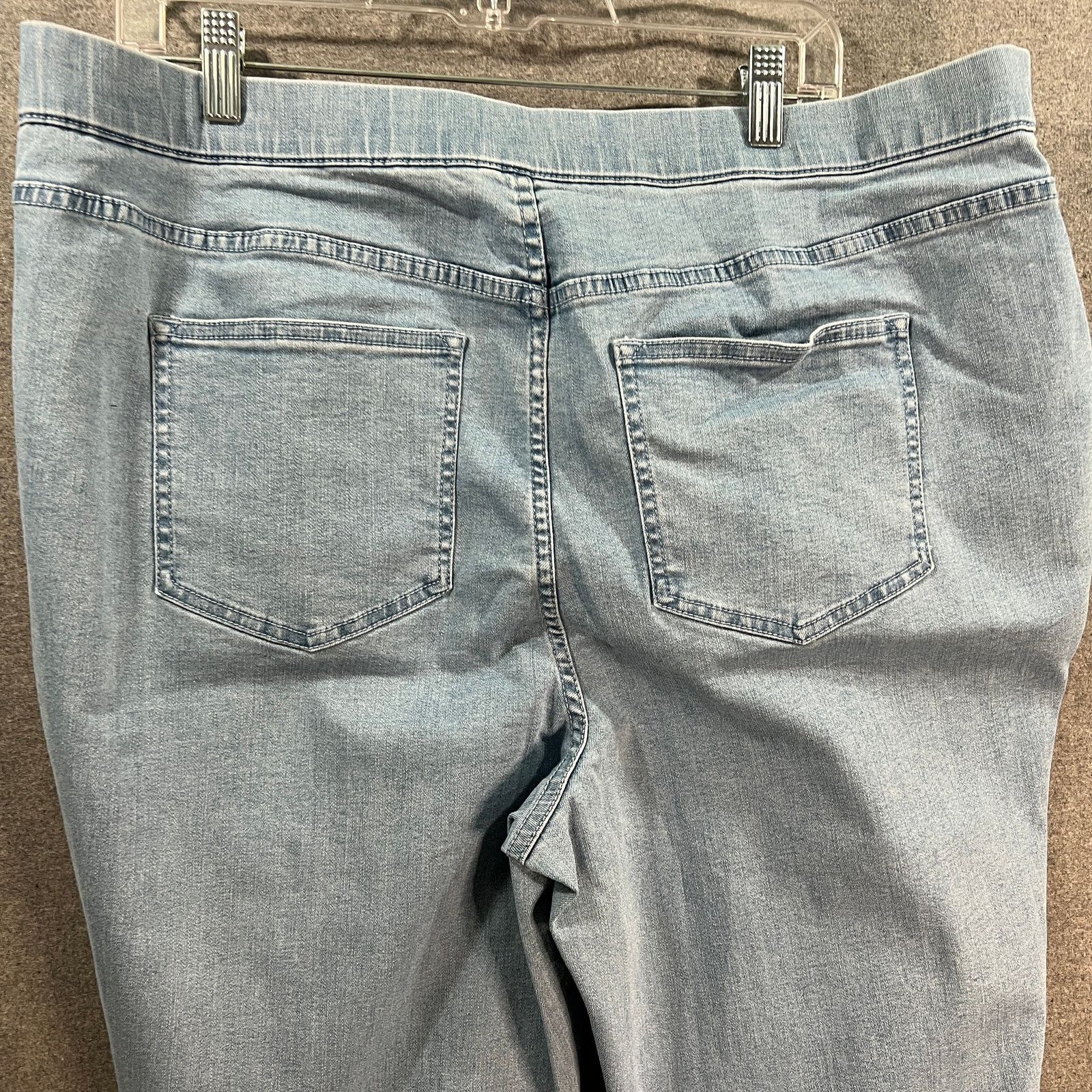 Other Isaac Mizrahi Live! True Denim Reg Pull On Slim Ankle Leg Li Size 40" / US 18 - 5 Thumbnail