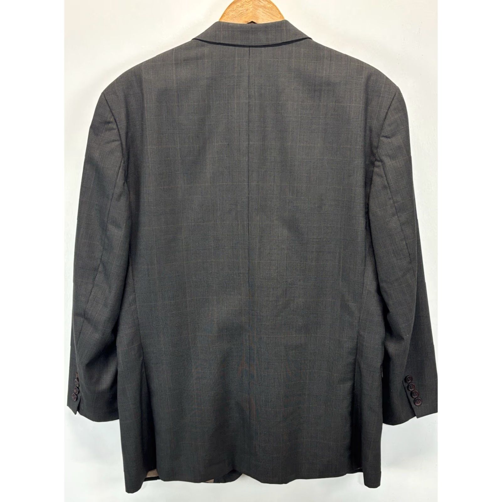 Vintage VINTAGE Ralph Lauren Polo University Club Suit Men’s 44R Wool Plaid 2-Piece Business Brown/Gray 35x27 Size US XXL / EU 58 / 5 - 3 Thumbnail