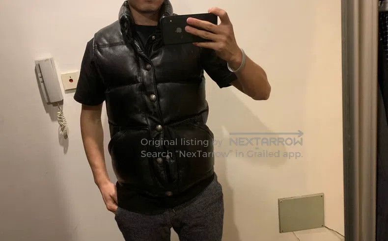 Schott Schott Leather horse clip down vest Size US S / EU 44-46 / 1 - 9 Thumbnail