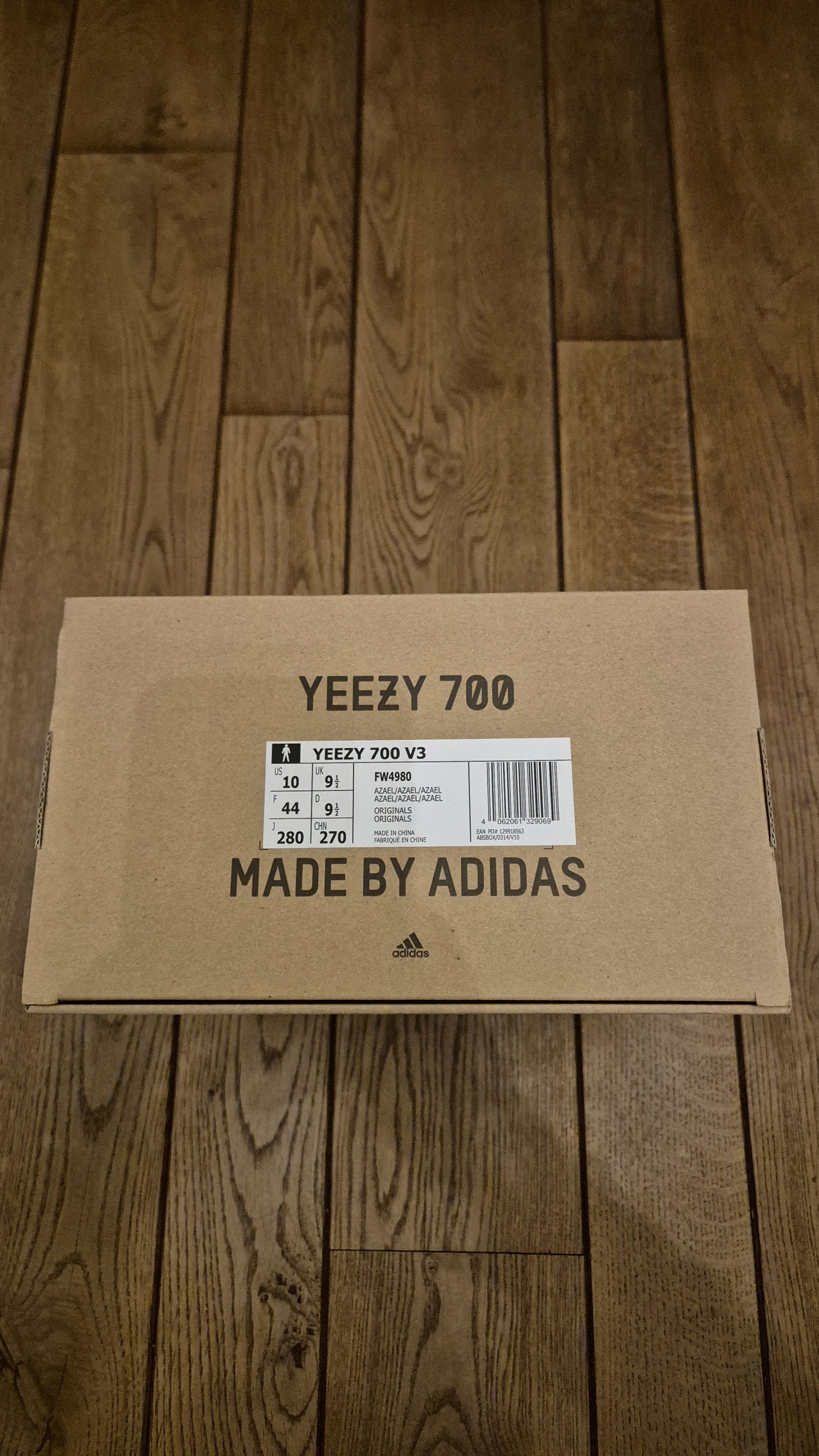 Yeezy adidas Yeezy 700 V3 Azael Size US 11 / EU 44 - 10 Thumbnail