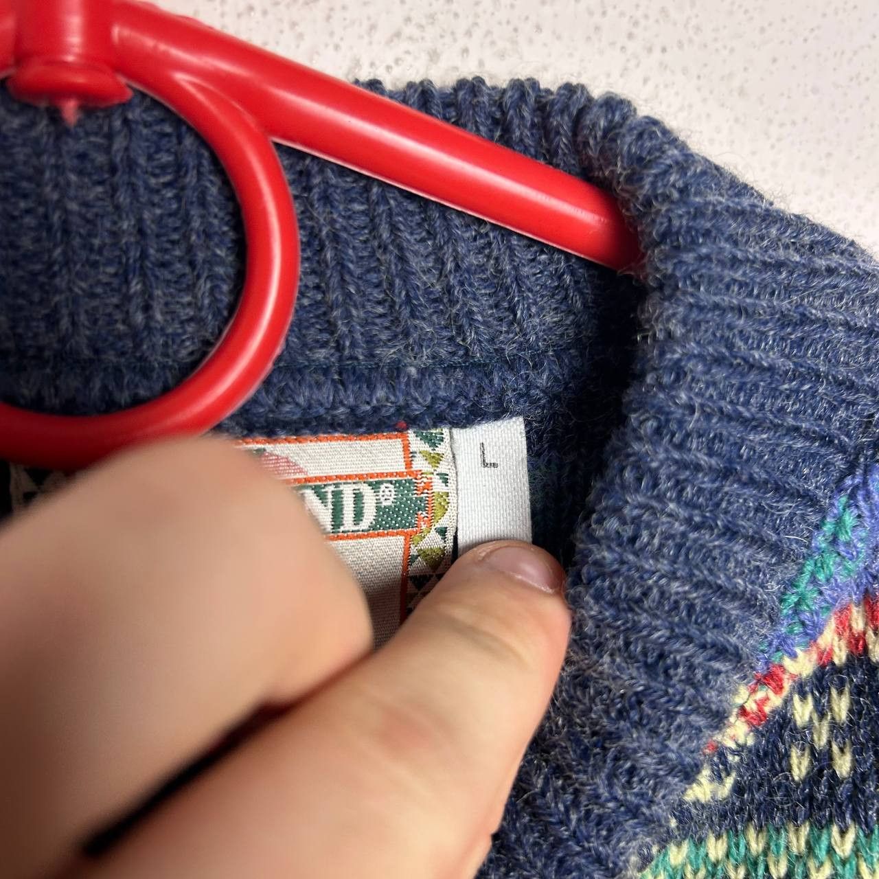 Vintage Vintage Ireland Made In Italy 90s Coogi style rare sweater Size US L / EU 52-54 / 3 - 7 Thumbnail