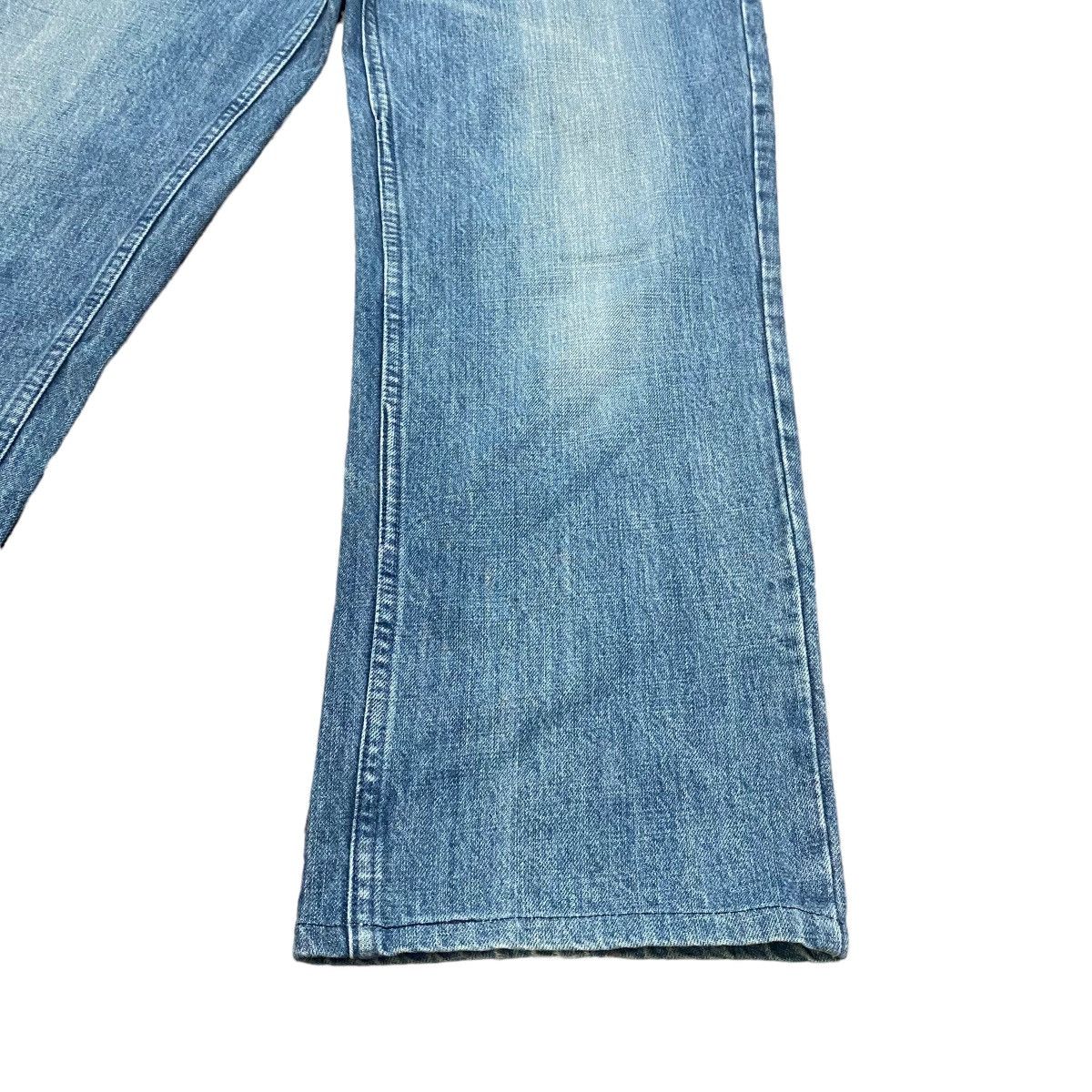 Japanese Brand Devilock Denim Blue Fade Jeans Size US 32 / EU 48 - 8 Thumbnail
