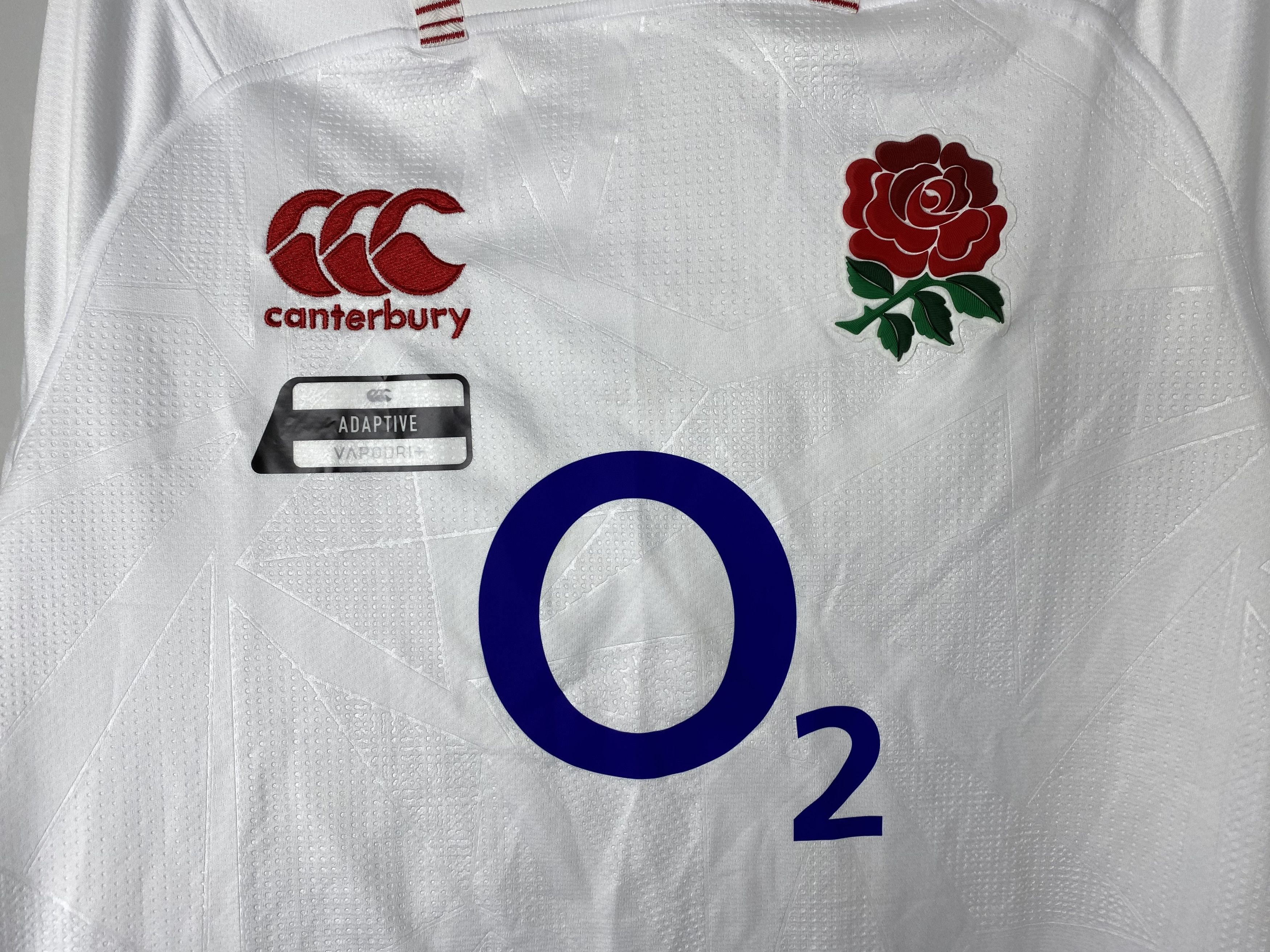 Canterbury of New Zealand ENGLAND TEAM 2017 2018 HOME RUGBY SHIRT JERSEY VAPODRI PRO Size US L / EU 52-54 / 3 - 4 Thumbnail