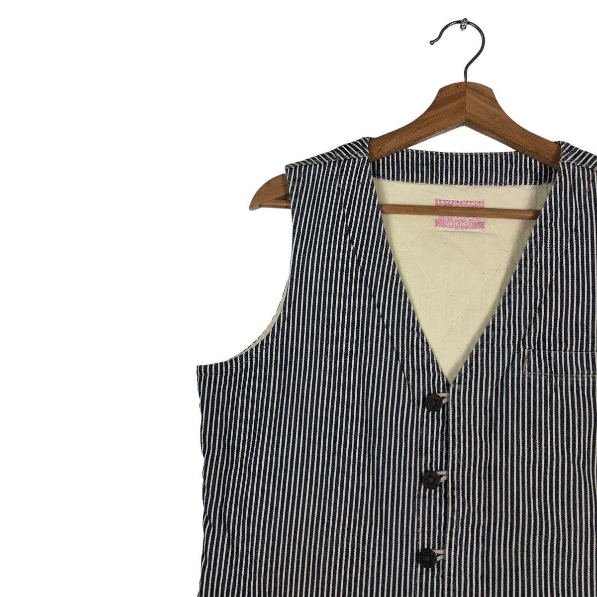 Levi's 🔥Vintage Waist Coats Hickory Striped Levi’s Size US M / EU 48-50 / 2 - 7 Thumbnail