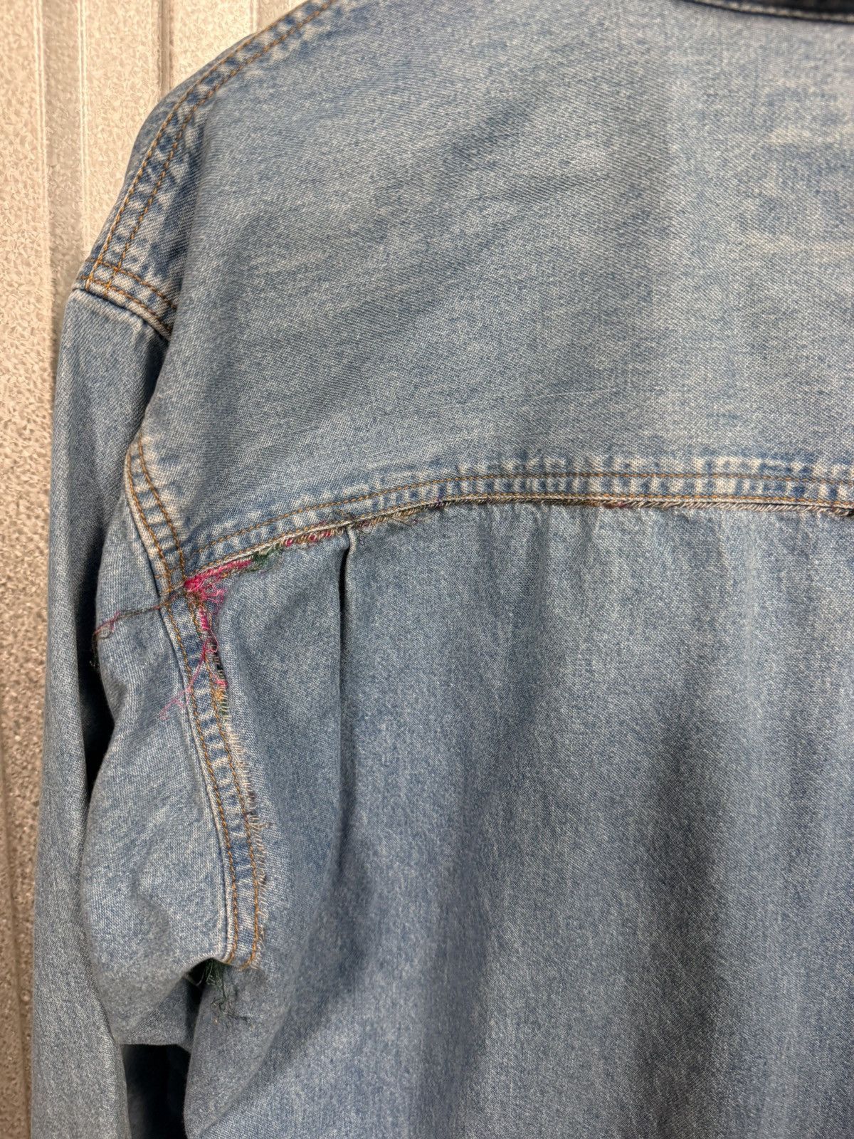 Levi's 70s Vintage Orange Tag Levis Button Up Western Denim Shirt Size US M / EU 48-50 / 2 - 11 Thumbnail