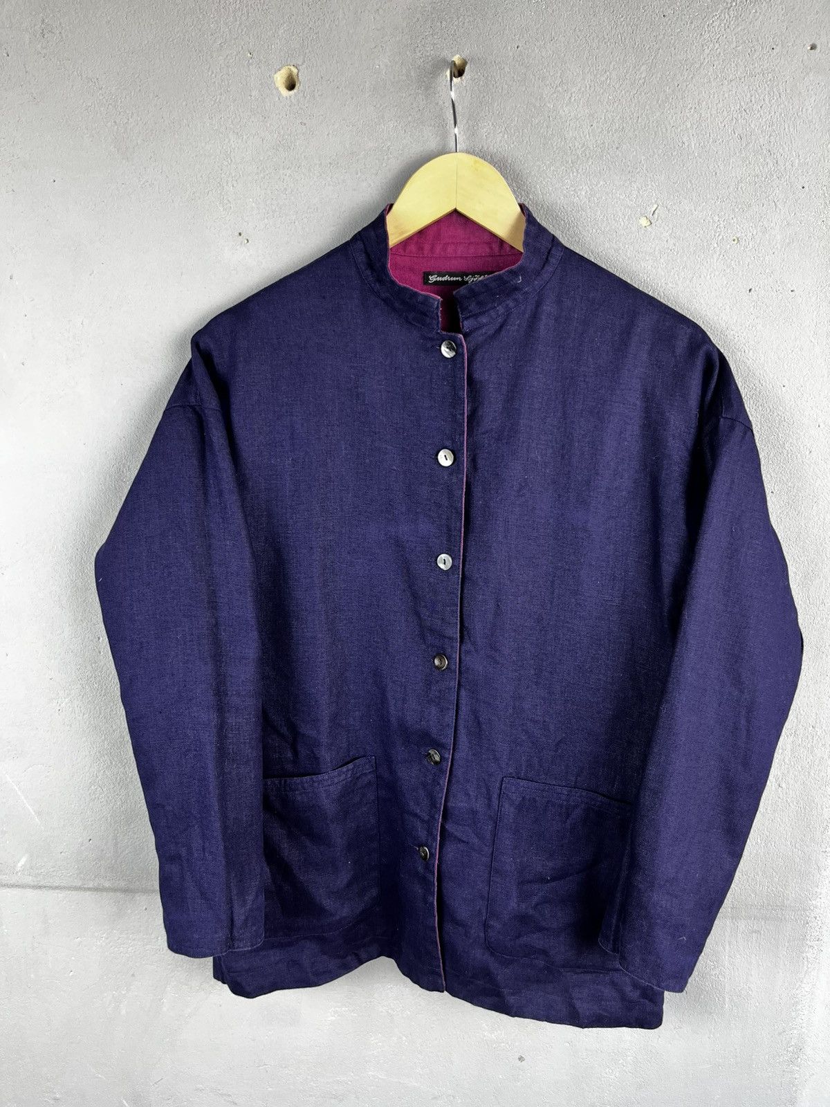 Gudrun Sjoden gudrun sjödén linen jacket 2/1 size s Size S / US 4 / IT 40 - 7 Thumbnail