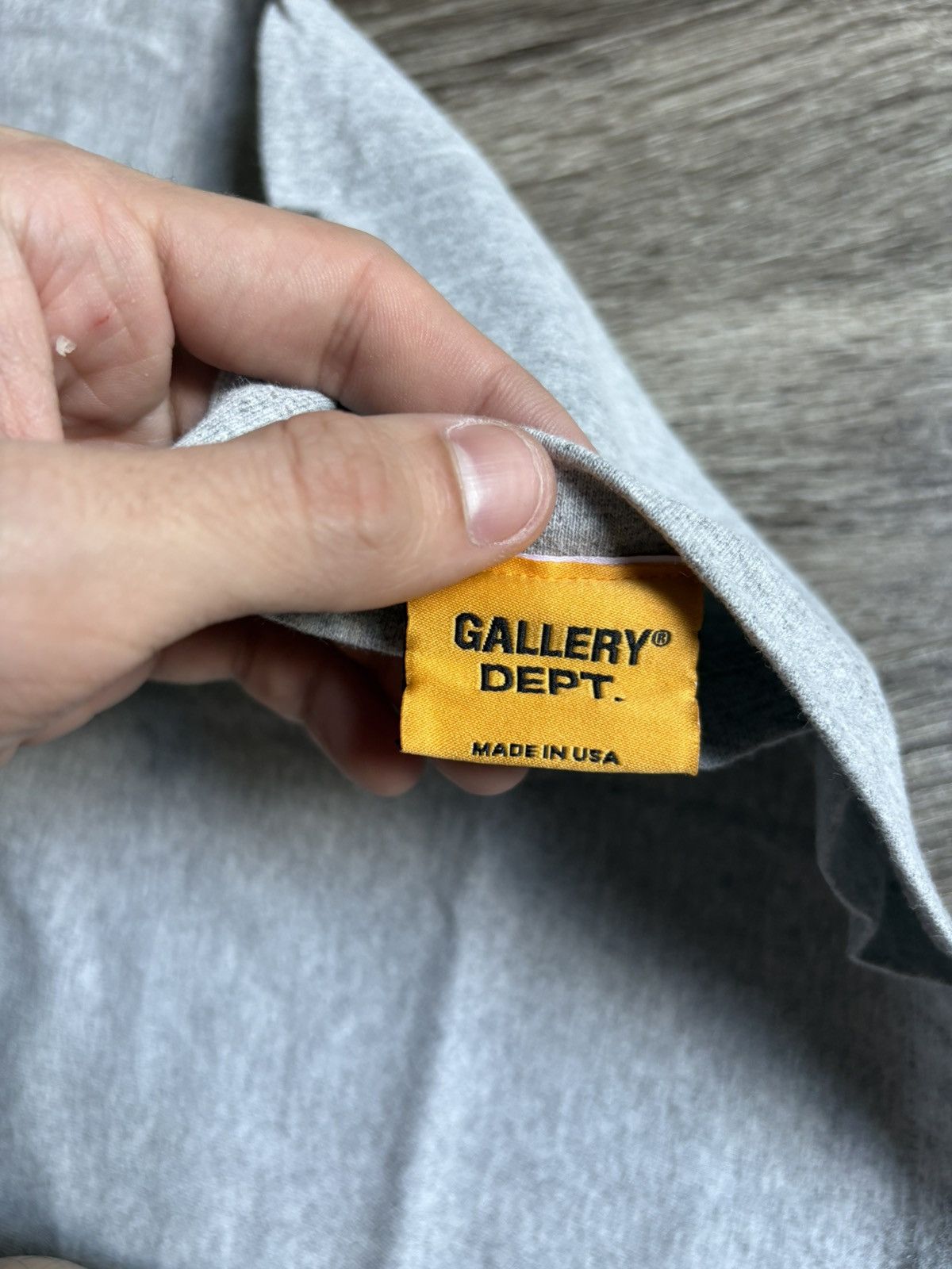 Gallery Dept. Gallery Dept. Grey Gym Tee Shirt Size US M / EU 48-50 / 2 - 7 Thumbnail