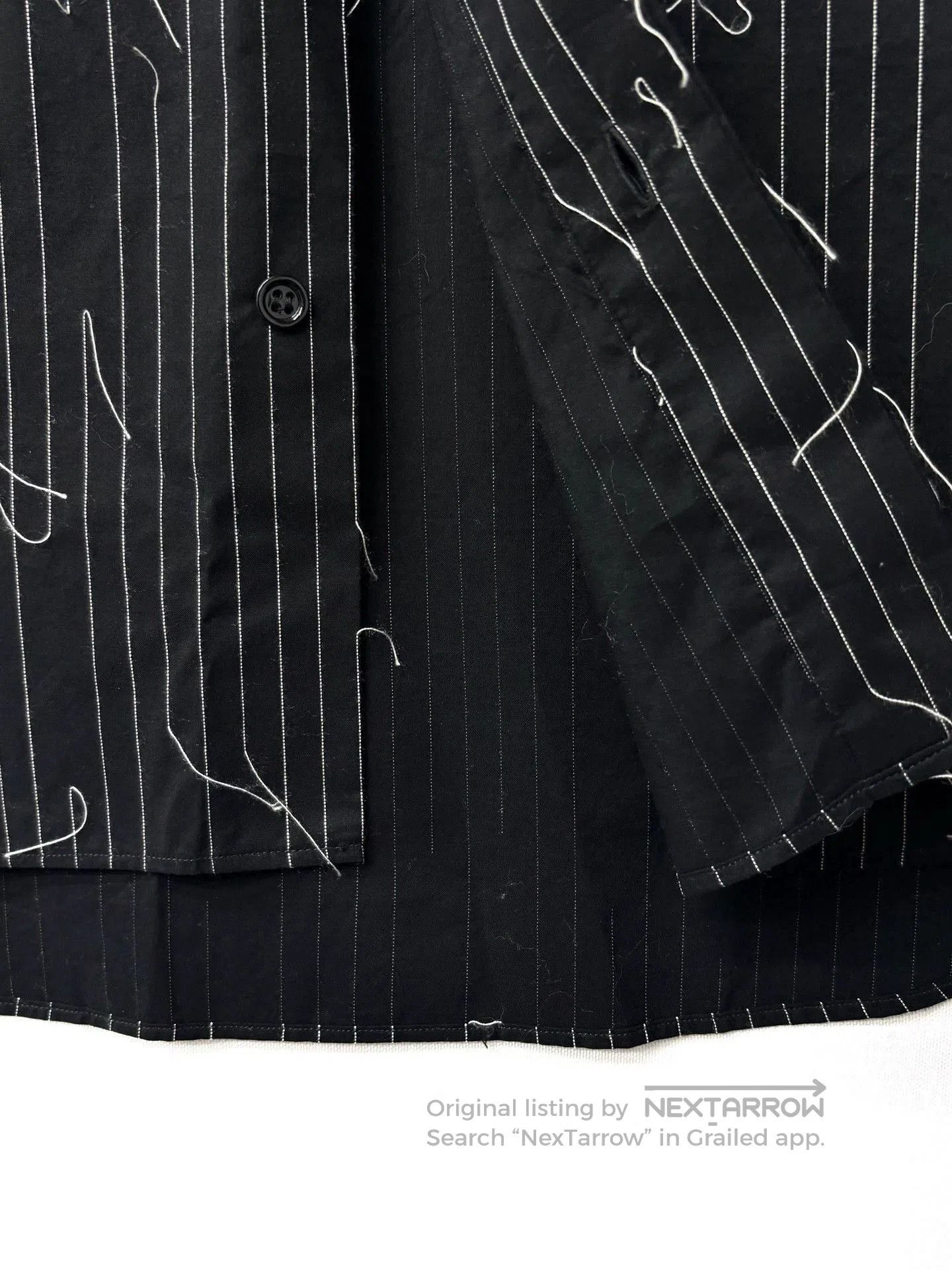 Dior Black Sleeveless Striped Abstract Button-Up Shirt. Size US M / EU 48-50 / 2 - 5 Thumbnail