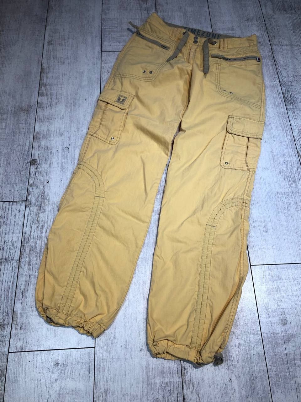 Image of Avant Garde x Diesel Vintage Pants Nylon Diesel Timezone in Yellow, Women's (Size 30)