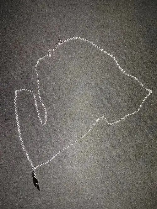 Jewelry Last drop!!Simple Long Chain Feather pendant Necklace Size ONE SIZE - 4 Thumbnail
