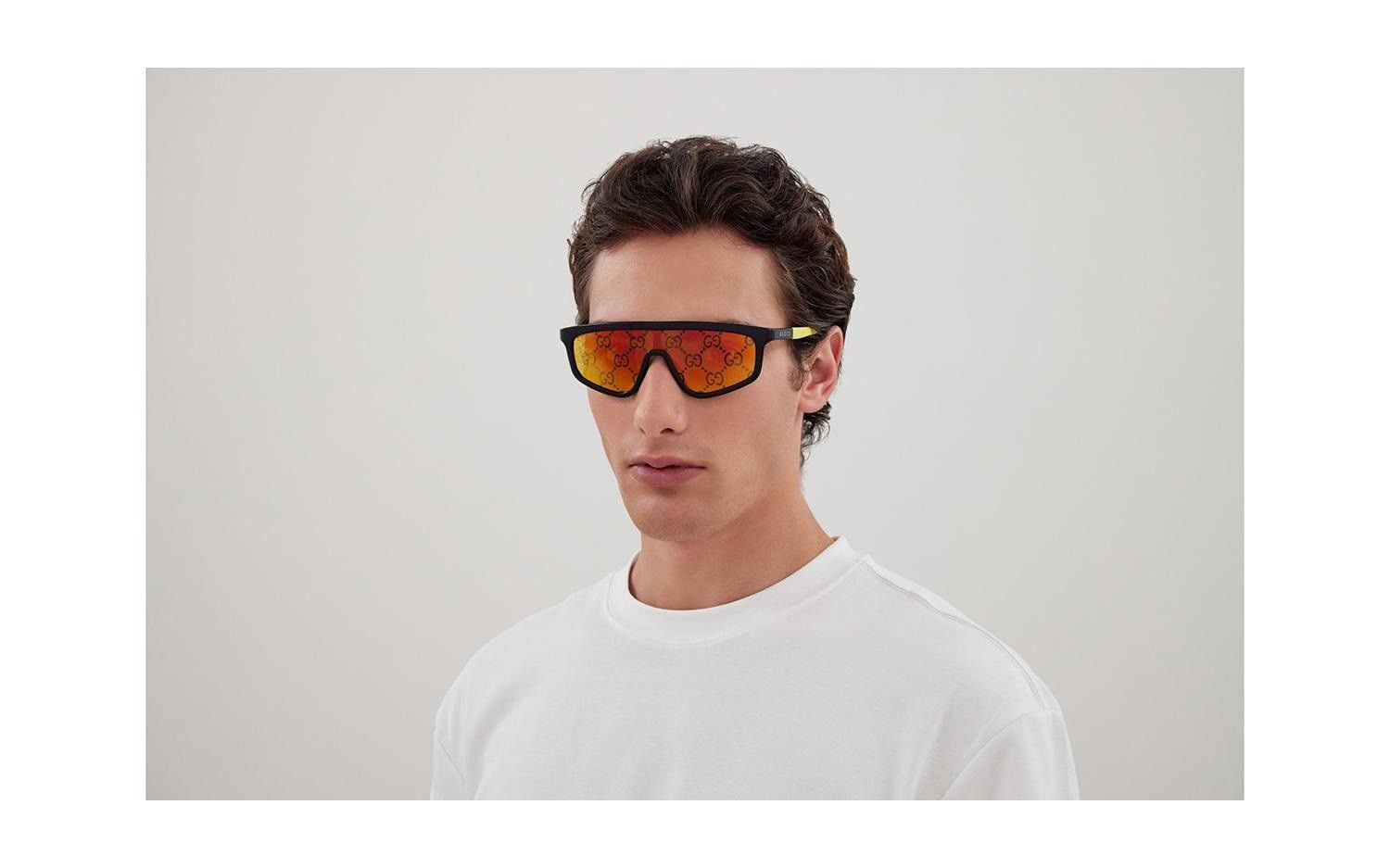 Gucci NEW Gucci GG1736S 004 GG Pattern Logo Unisex Sunglasses Size ONE SIZE - 9 Thumbnail