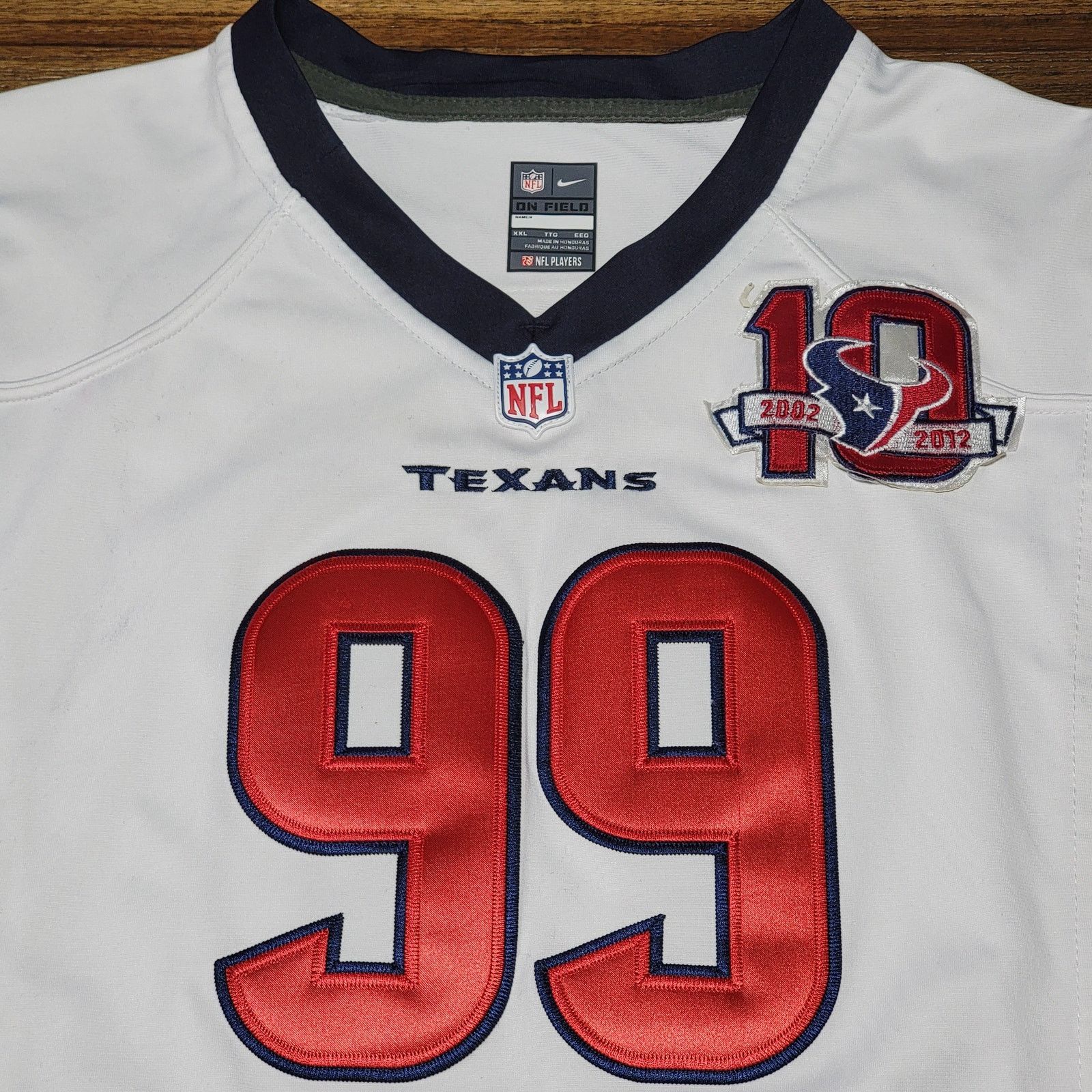 Nike Nike NFL Hou Tex #99 JJ Watt Ladies On-Field Jersey - XXL Size XXL / US 16-18 / IT 52-54 - 2 Thumbnail