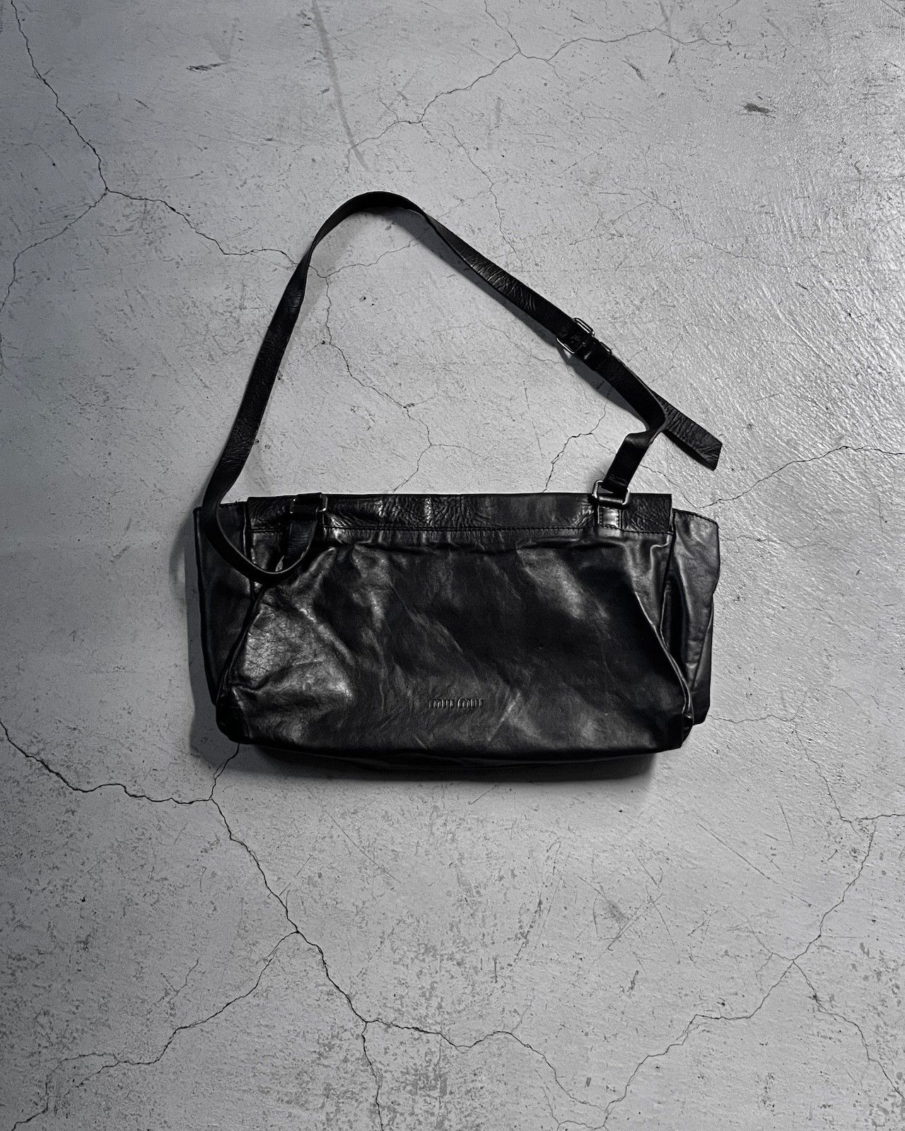 Miu Miu 2000s Miu Miu - cowhide messager bag Size ONE SIZE - 4 Thumbnail