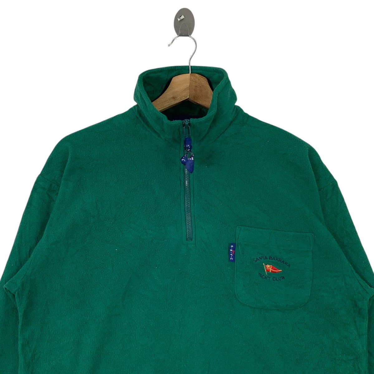 Japanese Brand SANTA BARBARA Yacht Club Outdoor Half Zipper Pullover Jumper Size US L / EU 52-54 / 3 - 3 Thumbnail