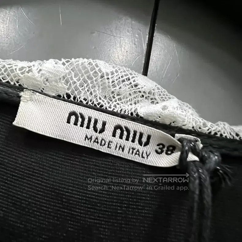 Miu Miu Miu Miu 38 Black lace dress Size M / US 6-8 / IT 42-44 - 3 Thumbnail