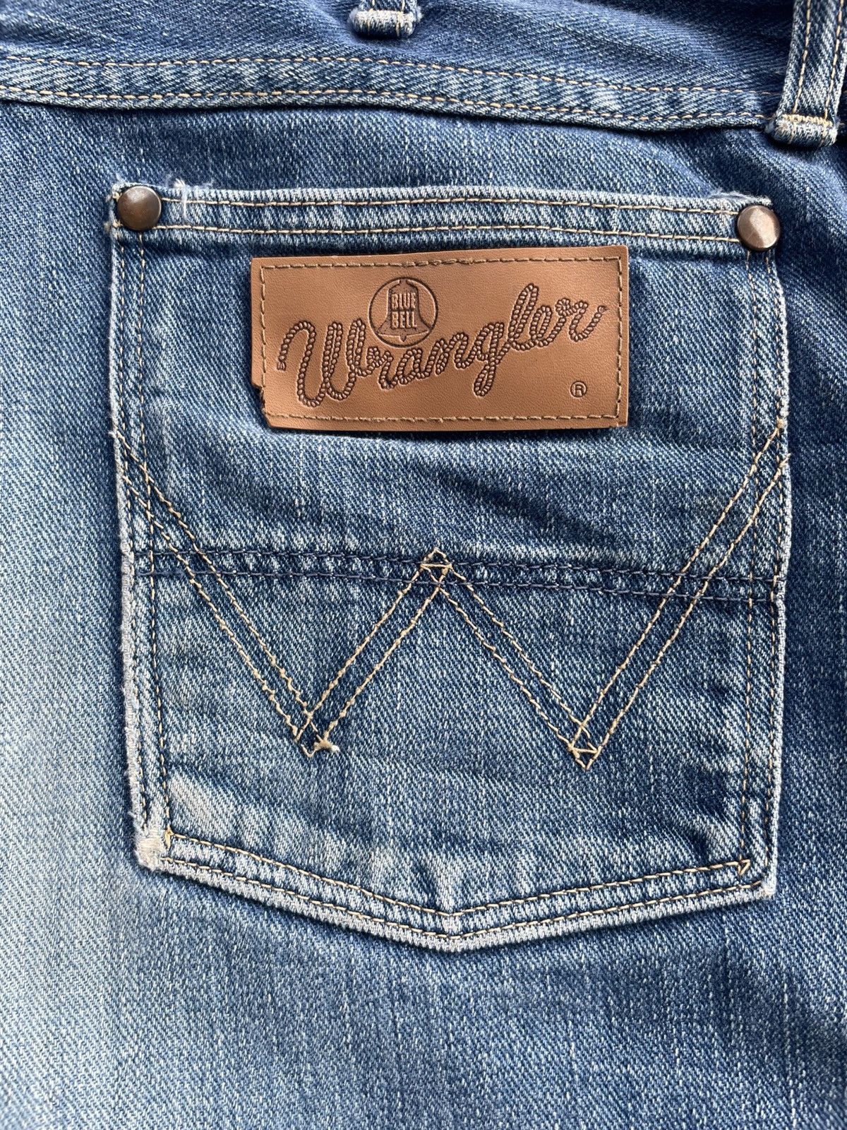 Wrangler Vintage Wrangler Blue Bell Selvedge Denim Size US 31 - 17 Thumbnail