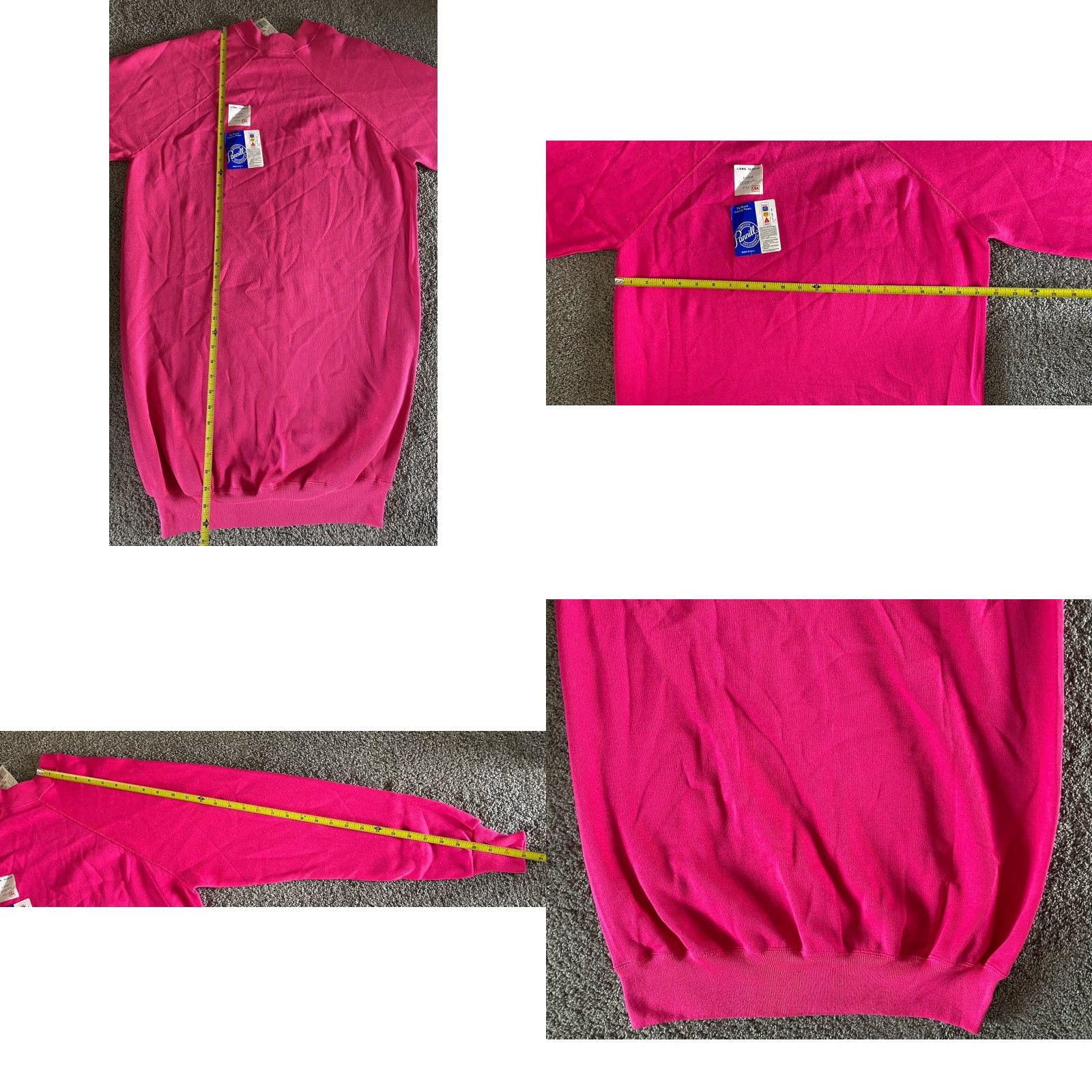 Vintage VINTAGE Pannill Sweater Dress Women’s XL Pink Long Sleeve USA 90s 80s Classic Pullover NWT Size XL / US 12-14 / IT 48-50 - 9 Thumbnail