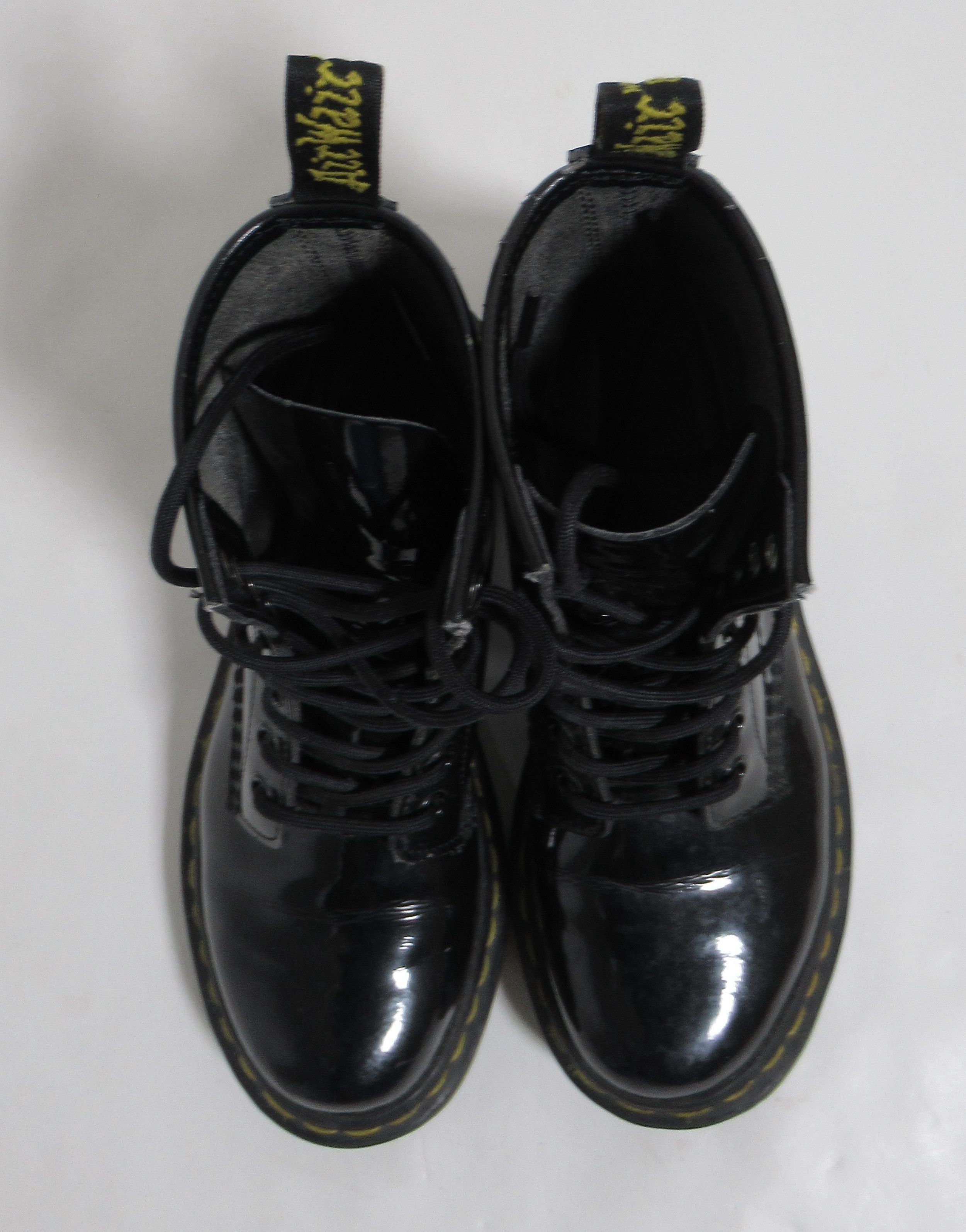 Dr. Martens Dr Martens Women's 1460 Patent Leather Boots Black Lamper Size US 6 / IT 36 - 2 Thumbnail
