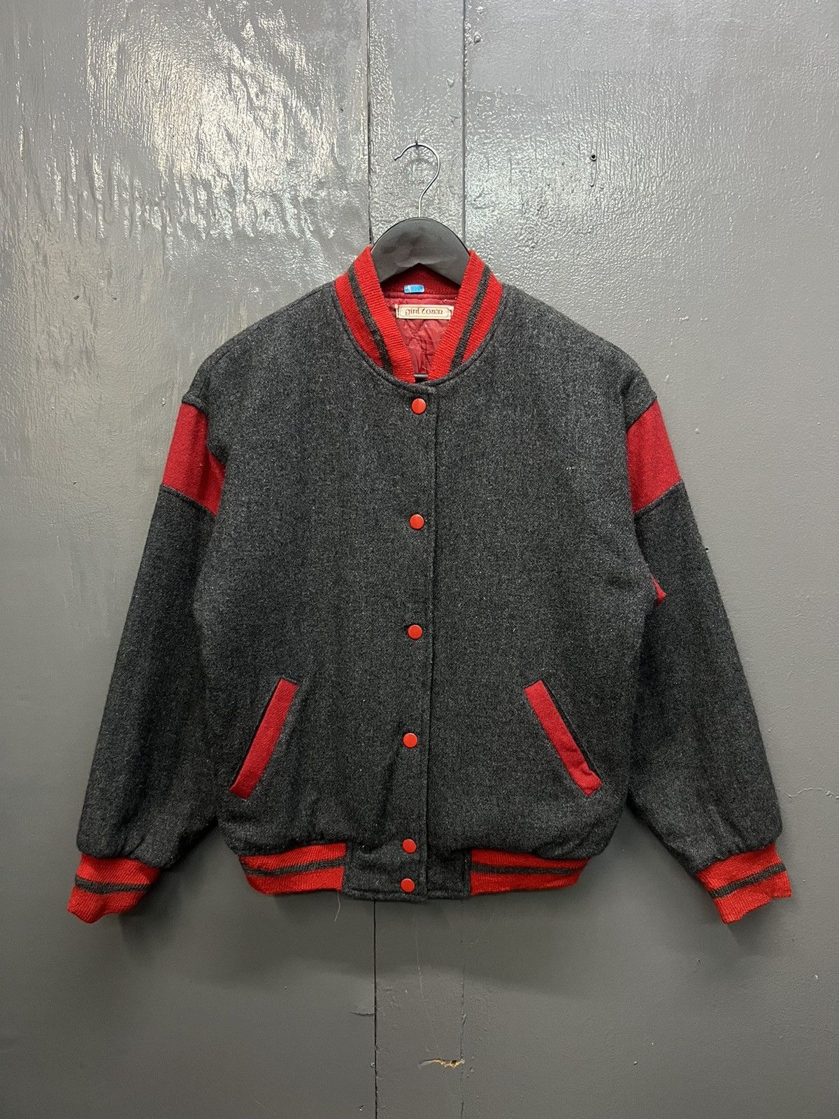 Vintage Vintage Wool Varsity Jacket Size US S / EU 44-46 / 1 - 1 Thumbnail