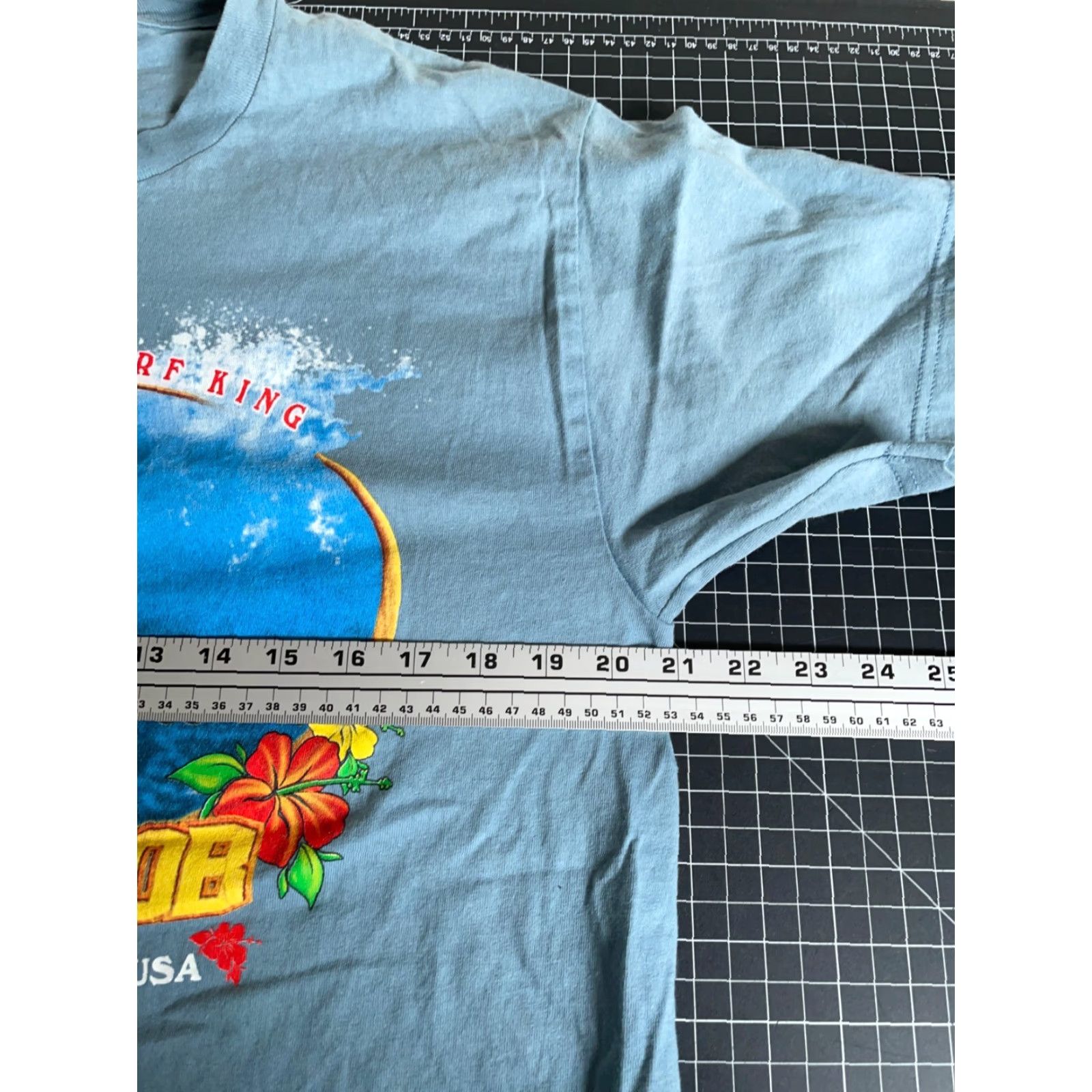 Nickelodeon VINTAGE Nickelodeon SpongeBob SquarePants T-Shirt Men’s Large Blue 2002 Surf King Graphic Print Reg Fit Size US L / EU 52-54 / 3 - 6 Thumbnail