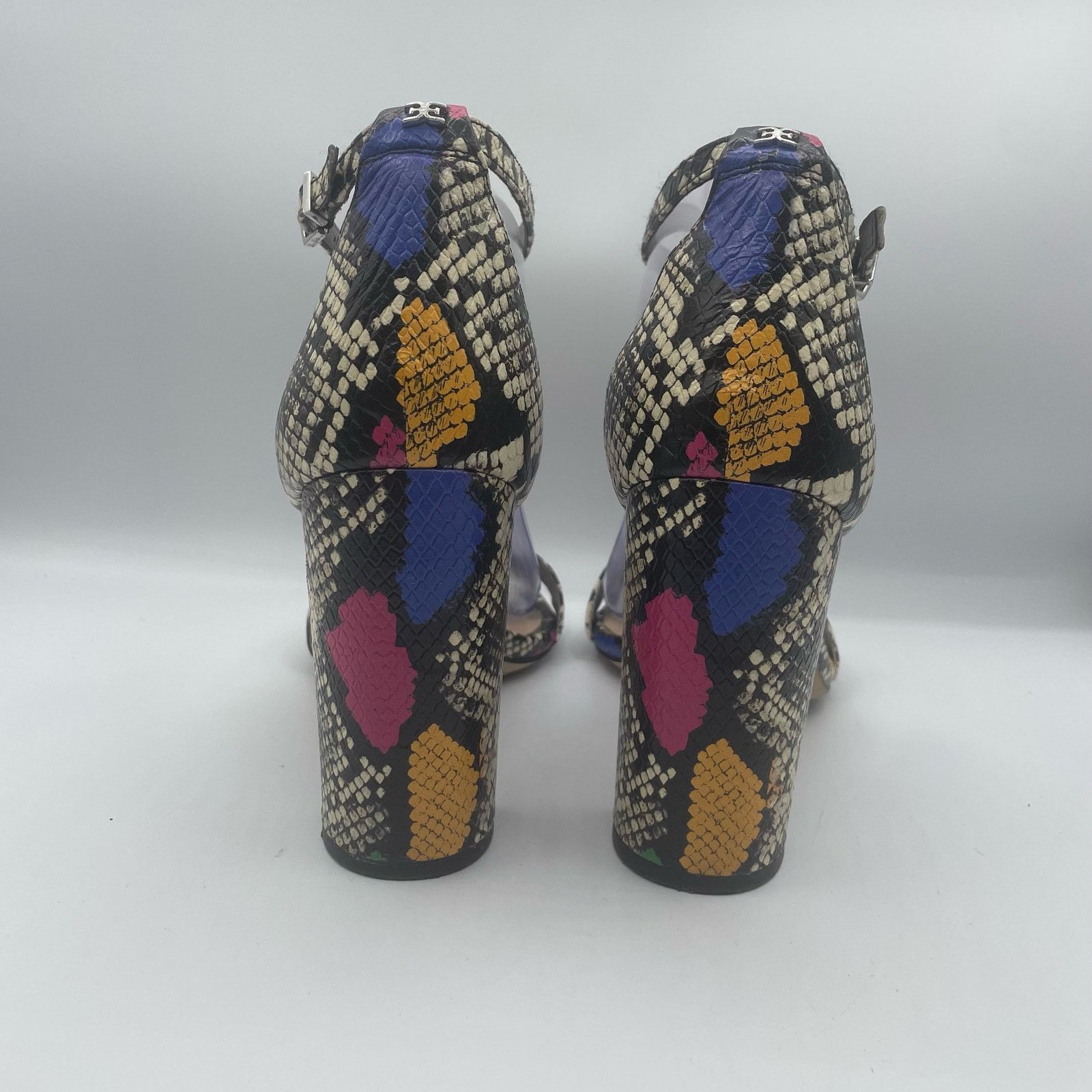Sam Edelman Sam Edelman Yaro Block Heels Snake Multicolor 10.5 Size US 10.5 / IT 40.5 - 4 Thumbnail