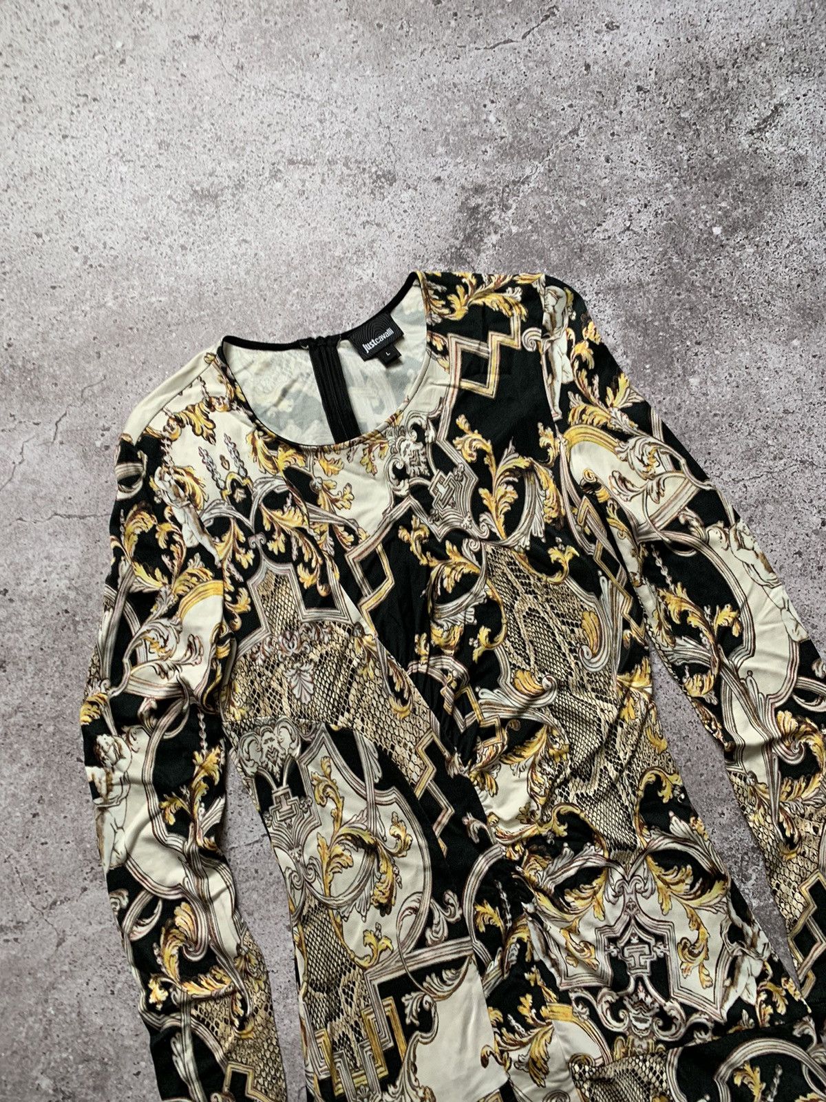 Just Cavalli × Roberto Cavalli × Vintage Cavalli vintage dress Size L / US 10 / IT 46 - 2 Thumbnail