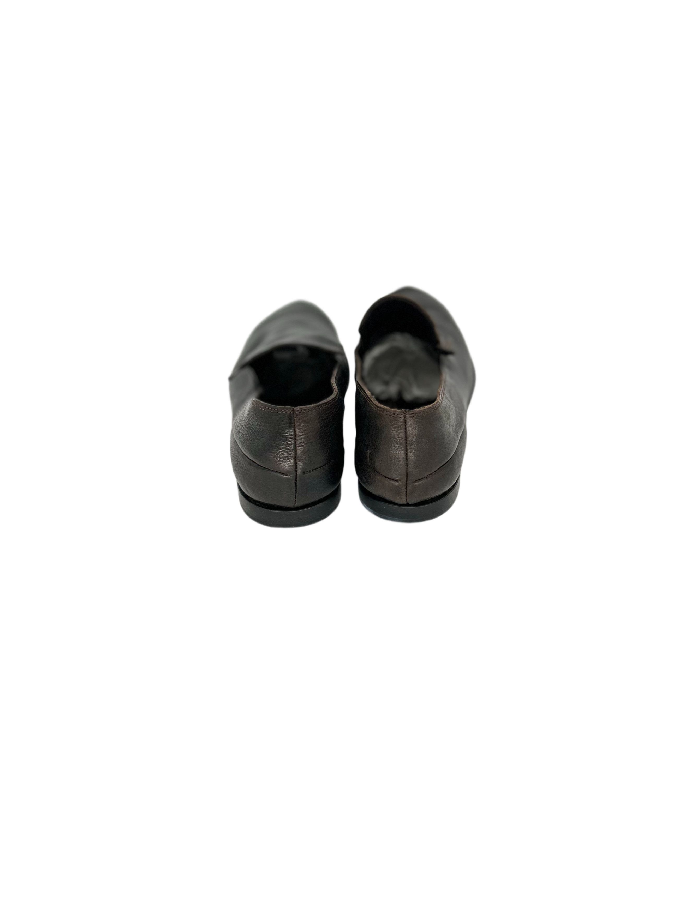 Dior Dior Homme Brown Grained Leather Deconstructed Loafer Size US 10 / EU 43 - 5 Thumbnail