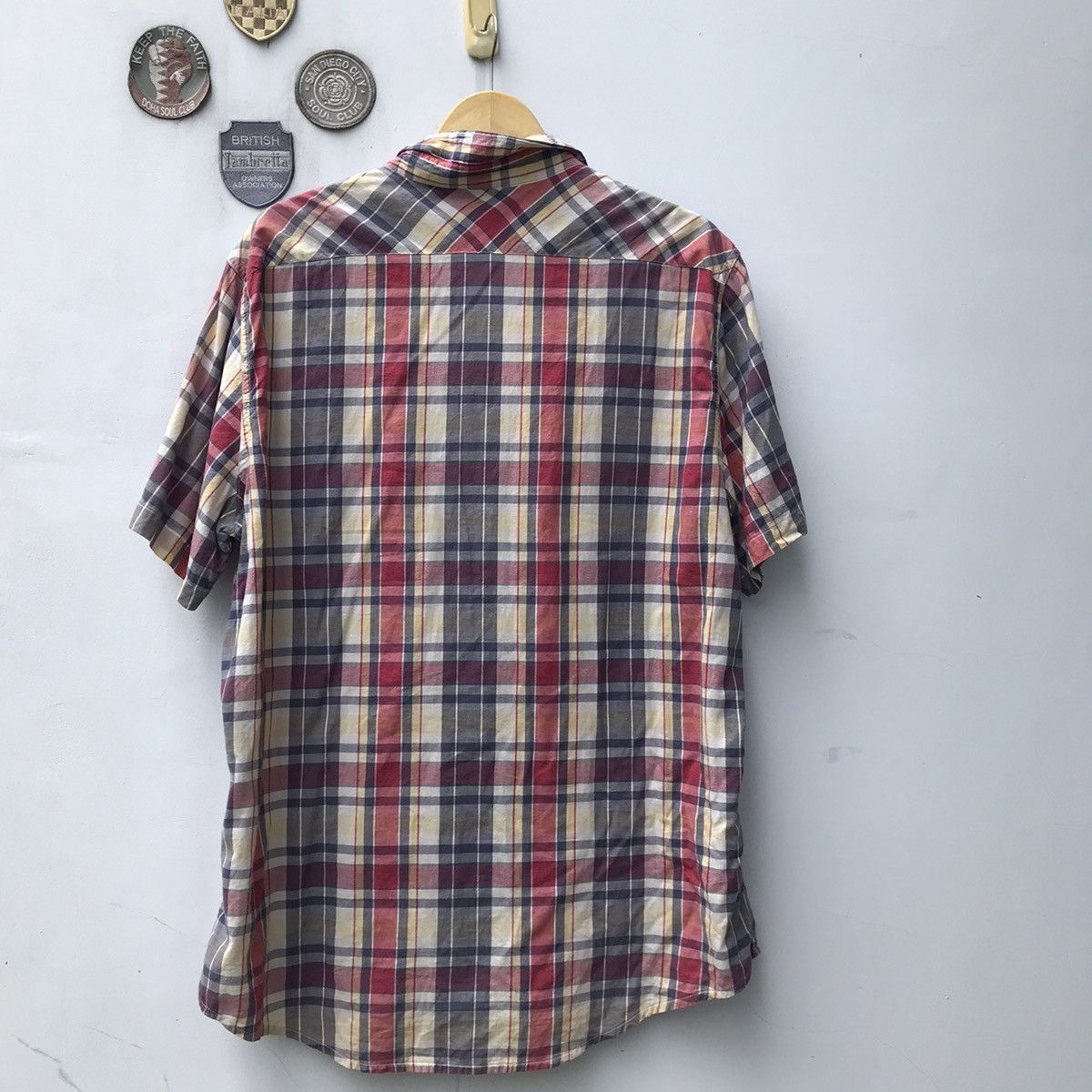 Polo Ralph Lauren × Ralph Lauren × Vintage Vintage Ralph Lauren Polo Jeans Co madrass tartan shirt Size US L / EU 52-54 / 3 - 12 Thumbnail