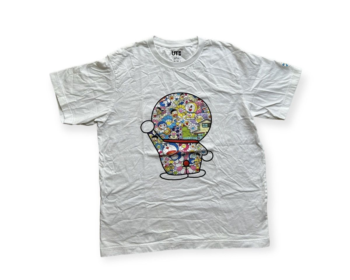 image of Takashi Murakami x Uniqlo Doraemon X Murakami Tokyo Tee in White, Men's (Size Large)