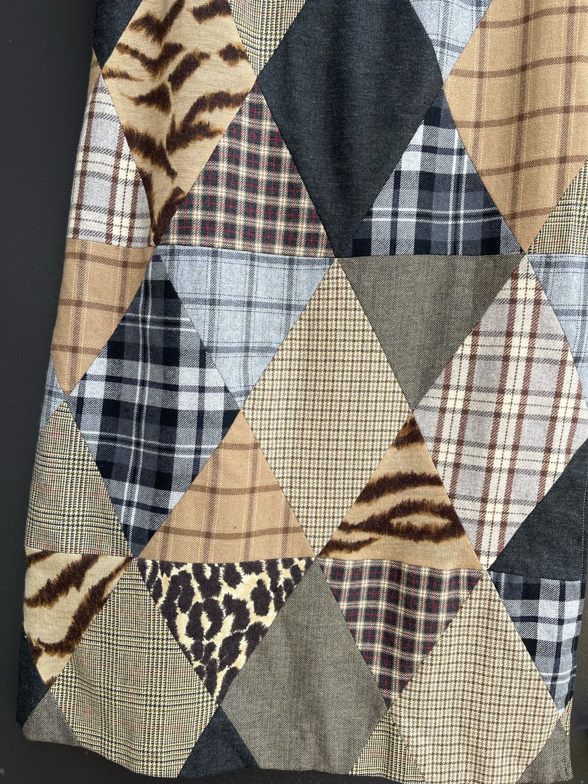 Dolce & Gabbana Vintage Dolce & Gabbana Patchwork Maxi Skirt Wool Y2K Animal Size 30" / US 8 / IT 44 - 3 Thumbnail